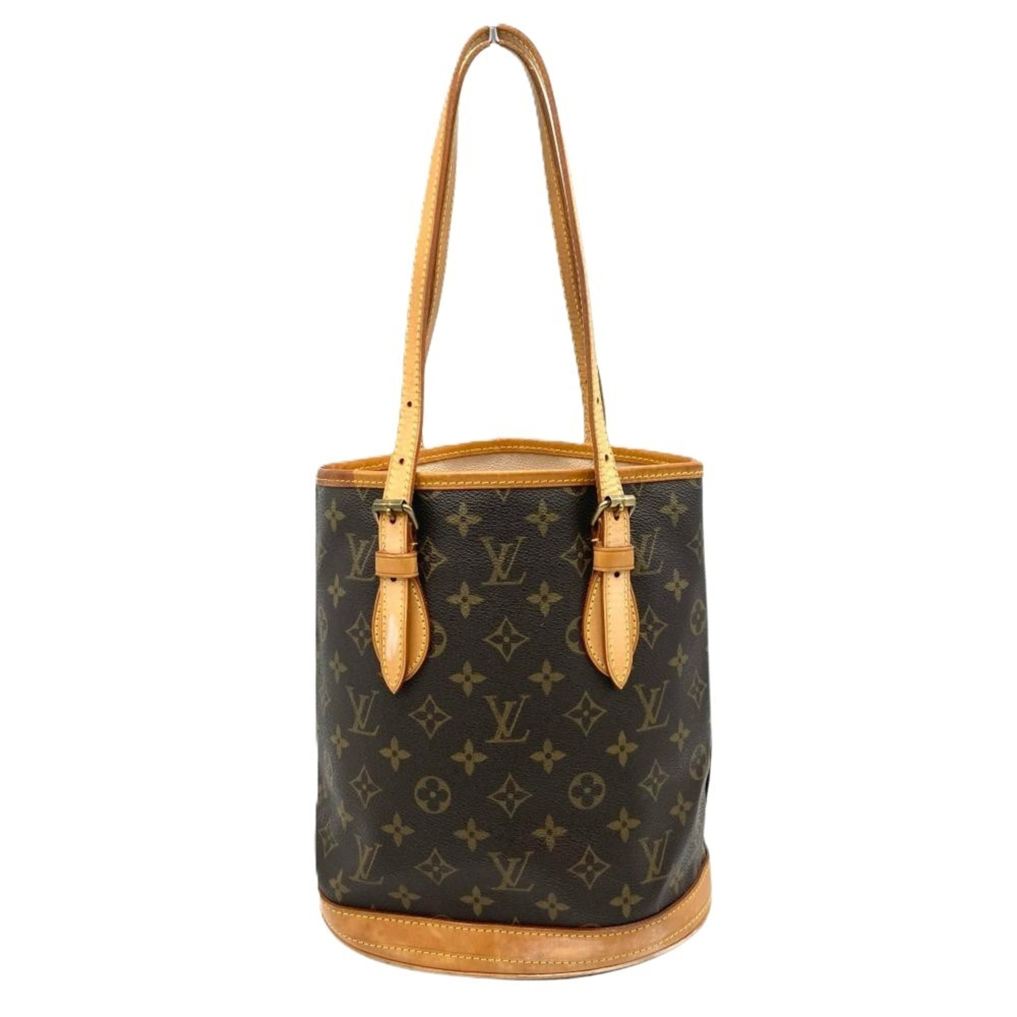 Louis Vuitton Brown Monogram Canvas Handbag Tote Bag