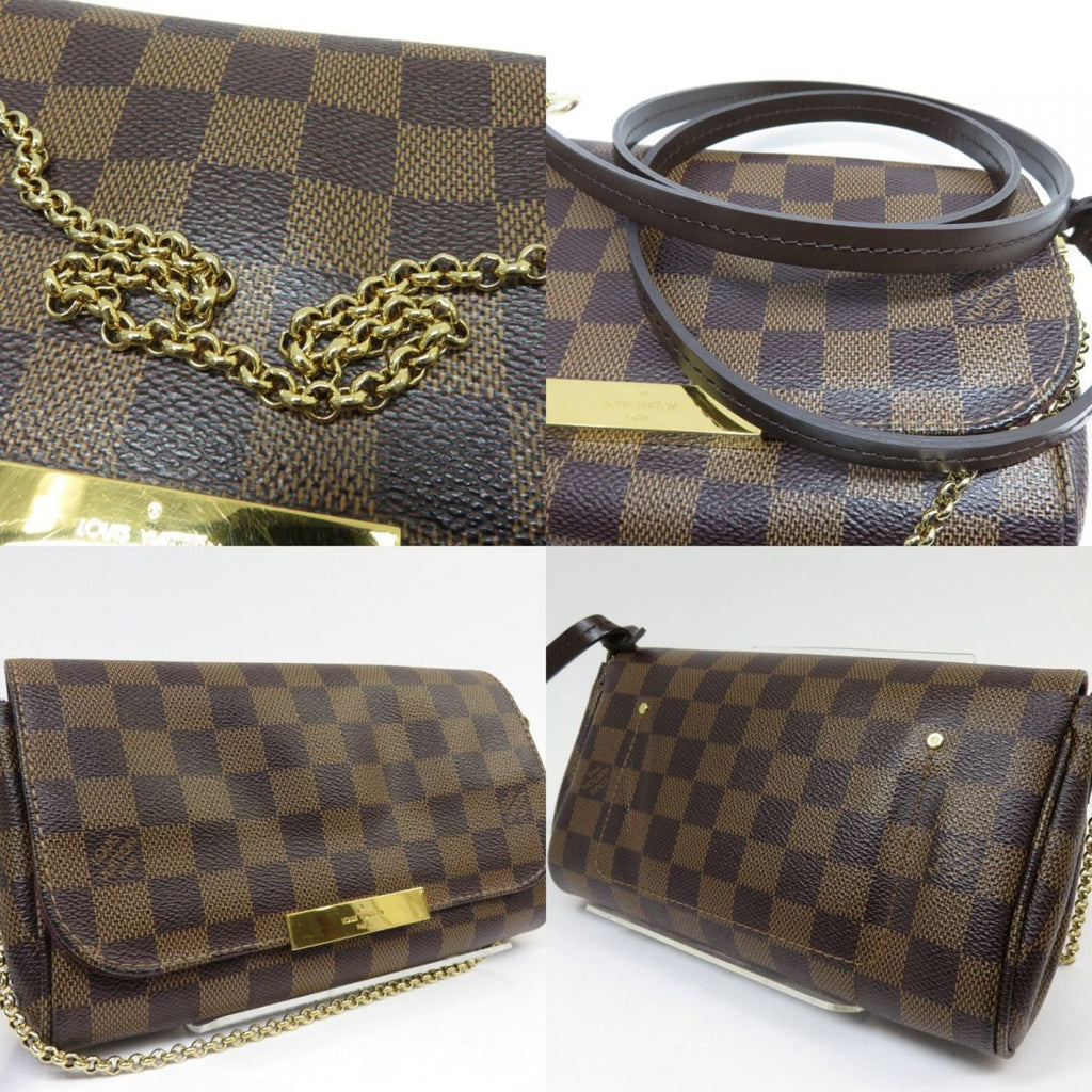 Louis Vuitton Damier Damier Canvas Ebene Shoulder Bag