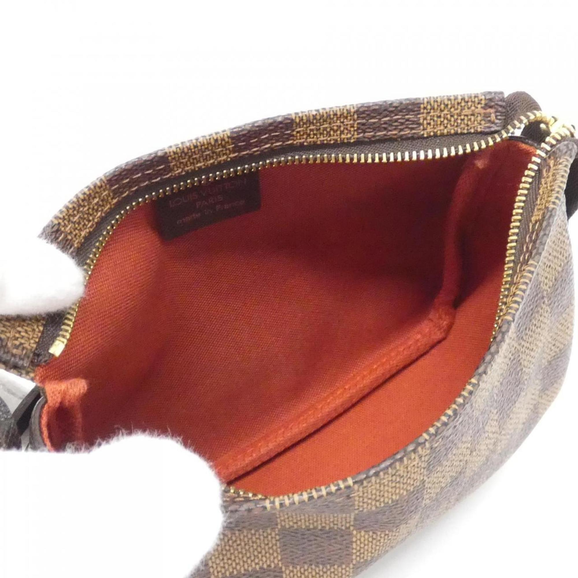 Louis Vuitton Brown Coated Canvas Pouch Shoulder Bag