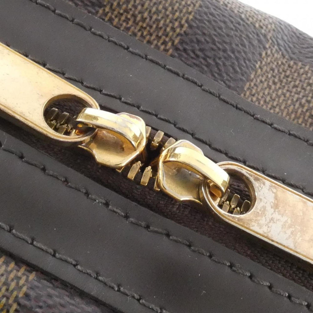 Louis Vuitton Brown Coated Canvas Handbag
