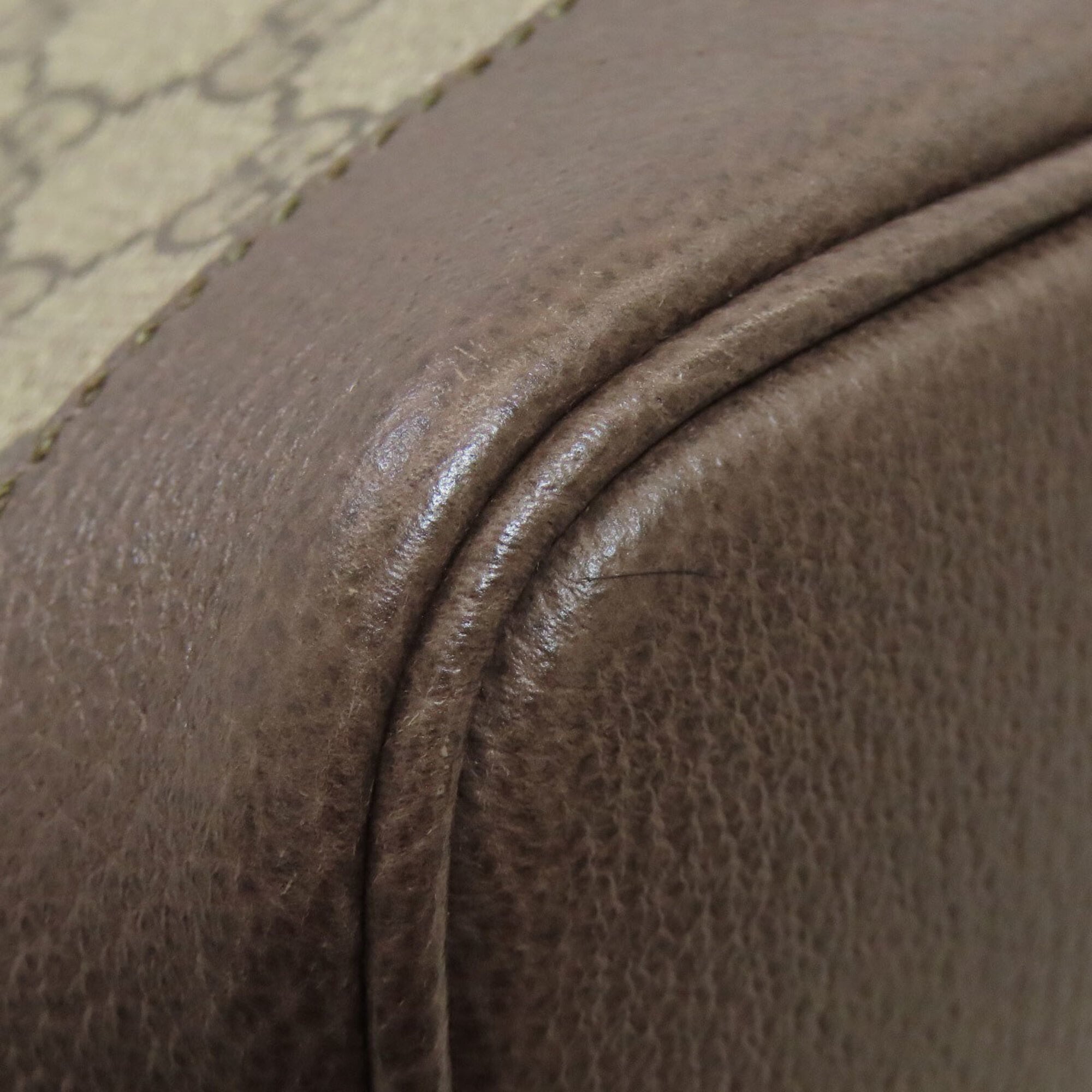 Gucci Brown Pvc Handbag (Pre-Owned)