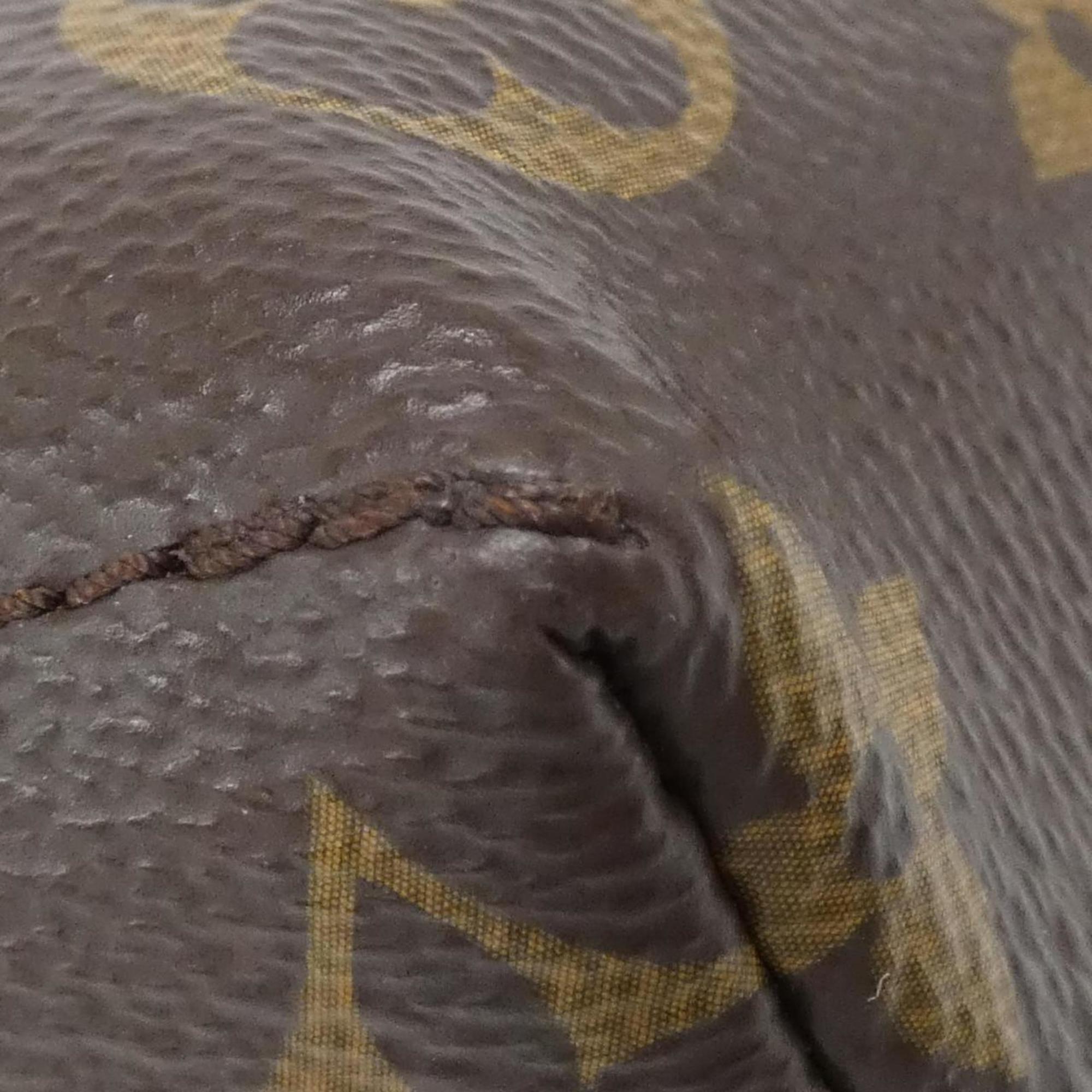 Louis Vuitton Marron Coated Canvas Shoulder Bag