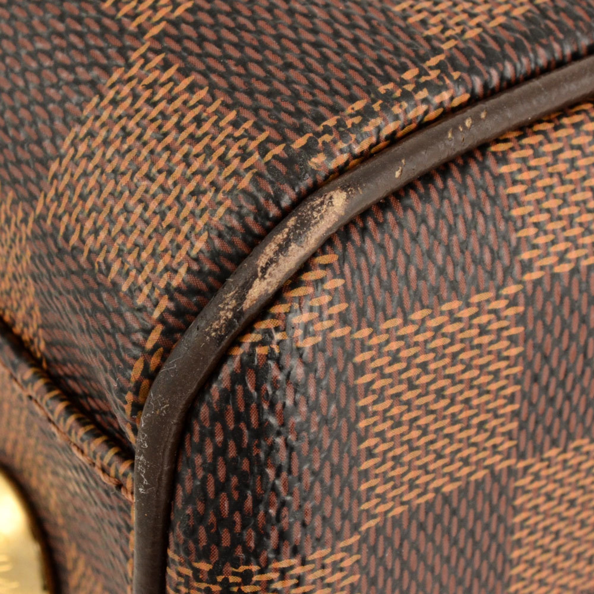 Louis Vuitton Ebene Damier Canvas Handbag