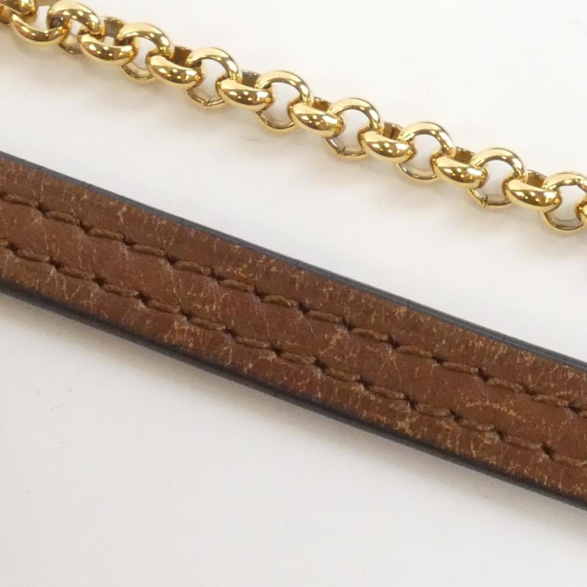 Louis Vuitton Monogram Black Marron Coated Canvas Shoulder Bag