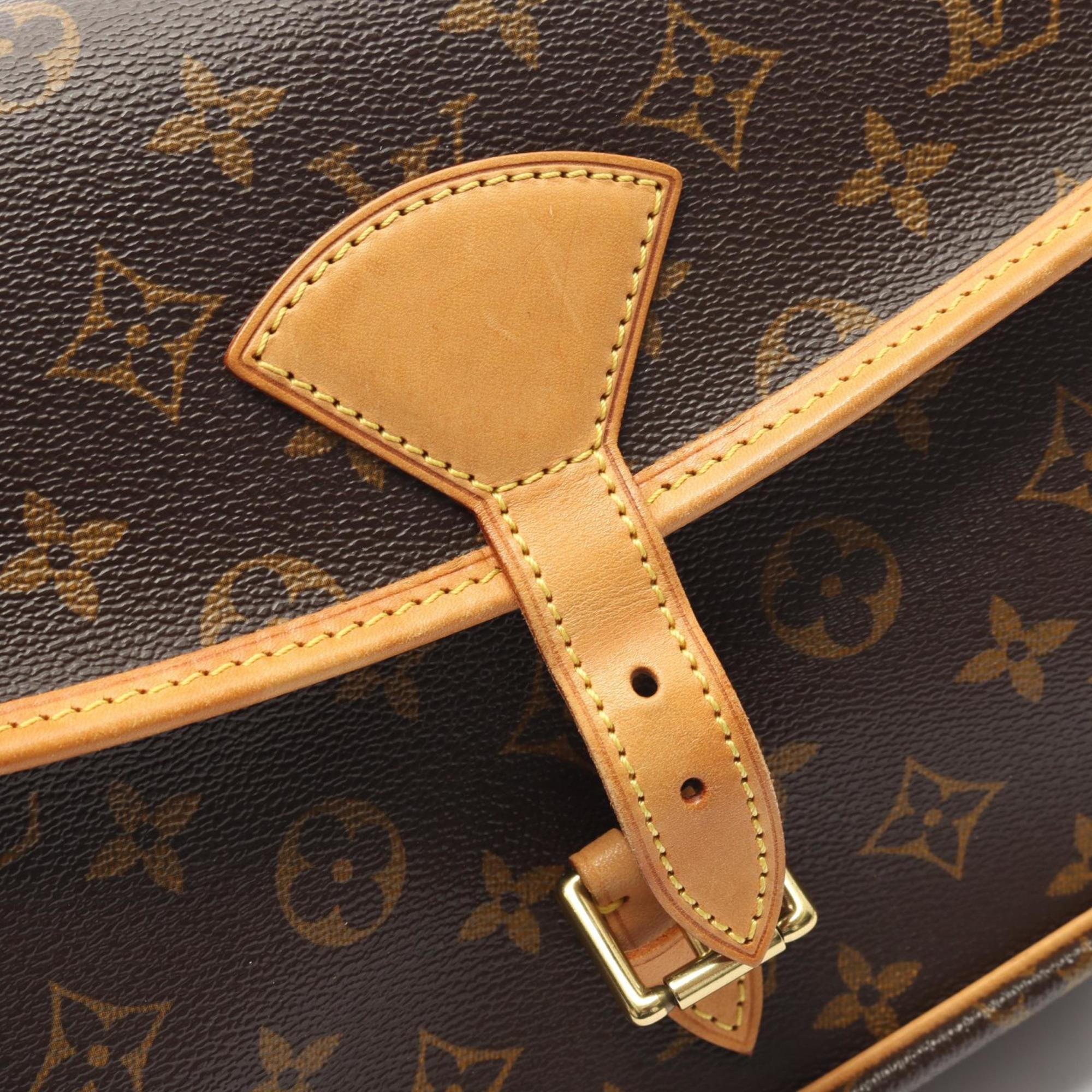Louis Vuitton Brown Pvc Leather Shoulder Bag