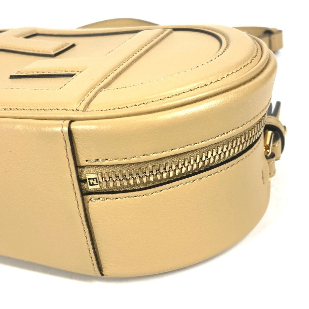 Fendi Beige Leather Handbag Shoulder Bag