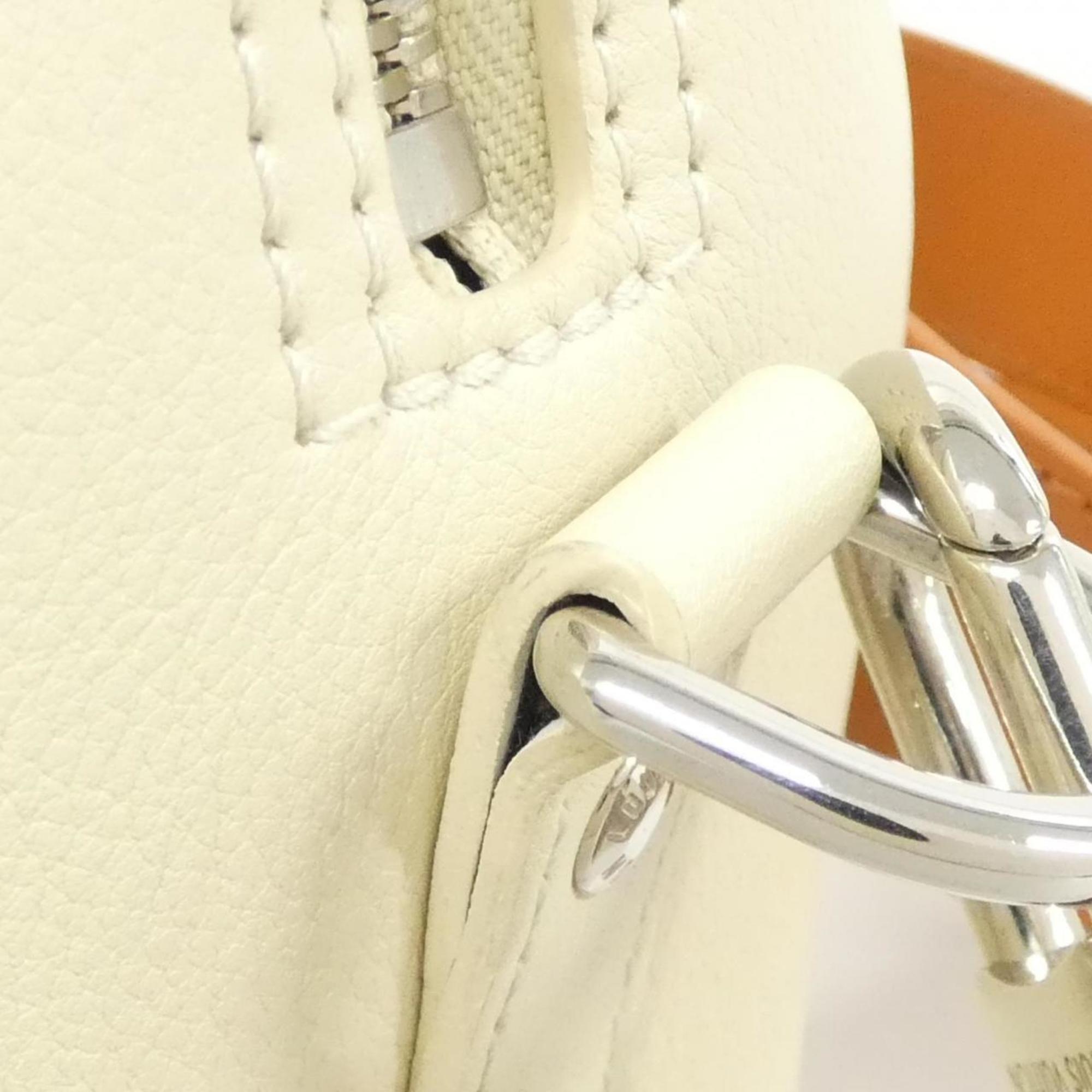 Louis Vuitton Beige Leather Shoulder Bag