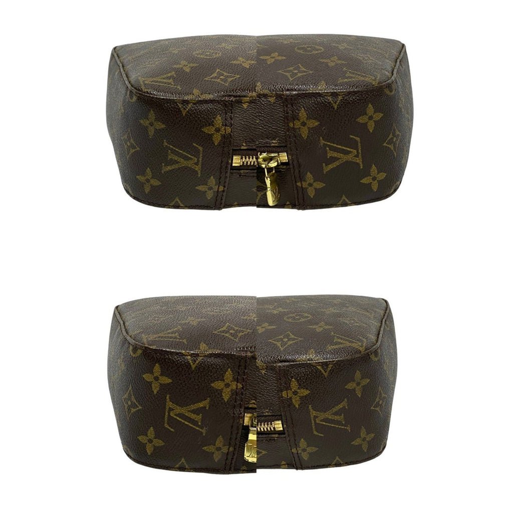 Louis Vuitton Brown Leather Pvc Shoulder Bag