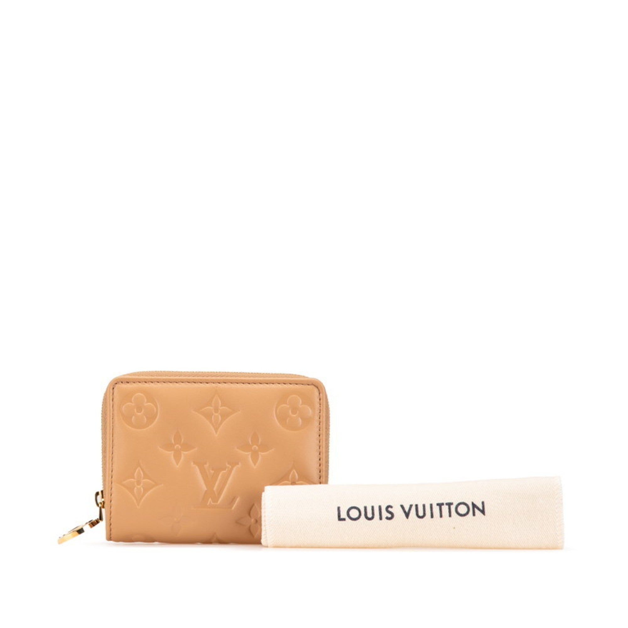 Louis Vuitton Brown Camel Leather Wallet