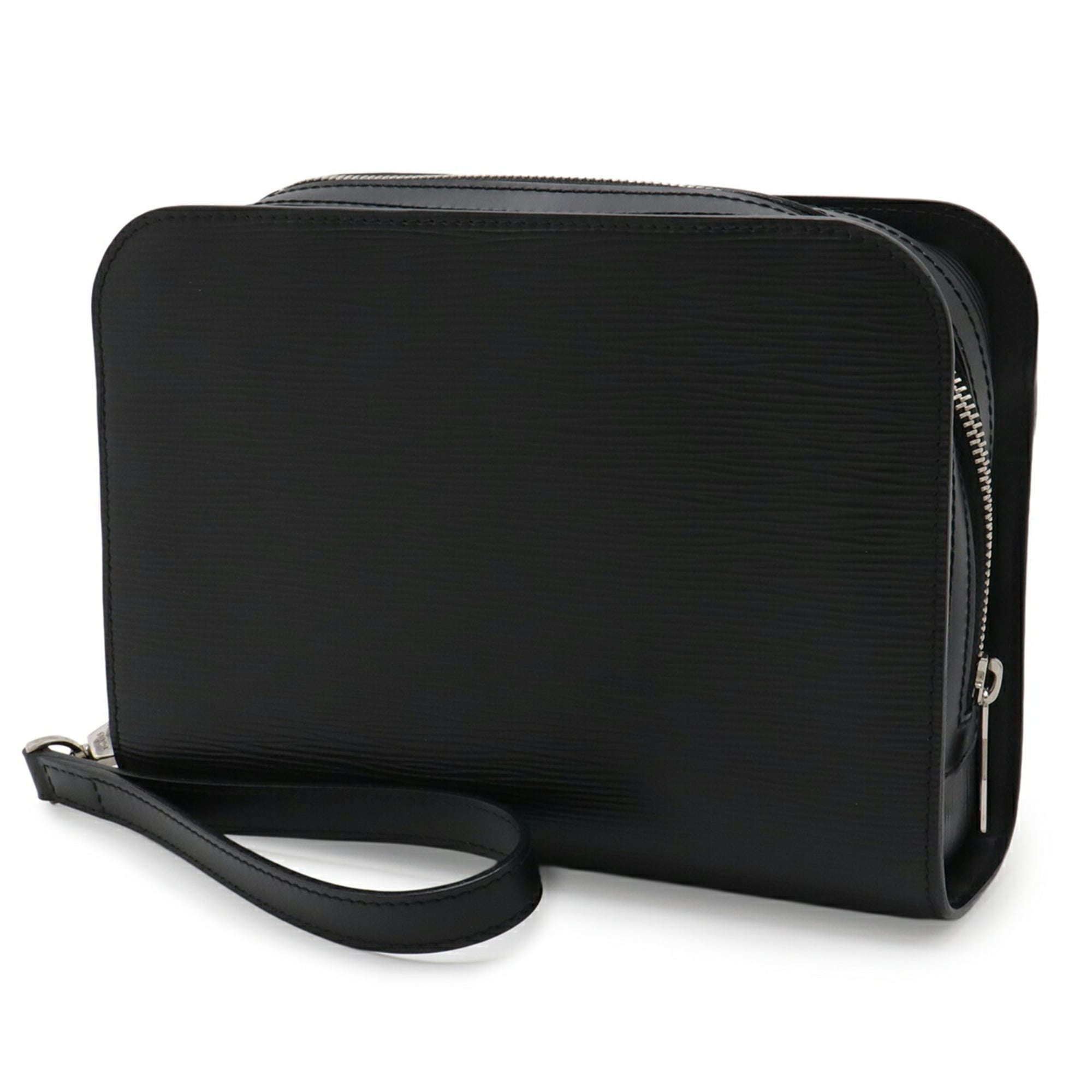 Louis Vuitton Black Noir Epi Leather Clutch Bag