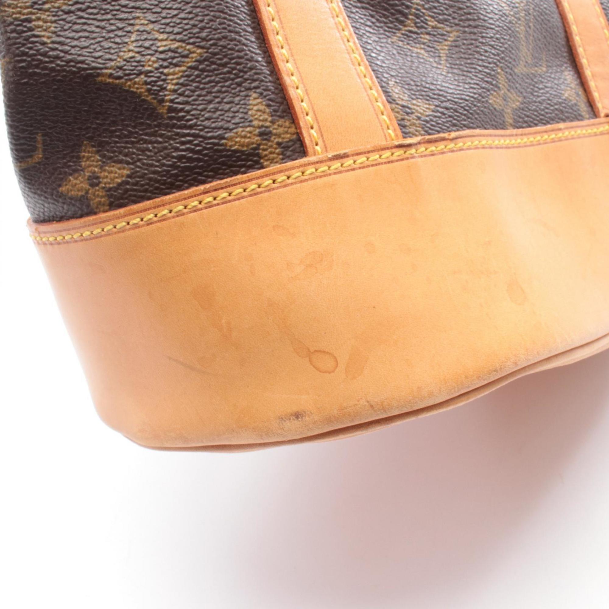 Louis Vuitton Brown Monogram Coated Canvas Leather Handbag Shoulder Bag