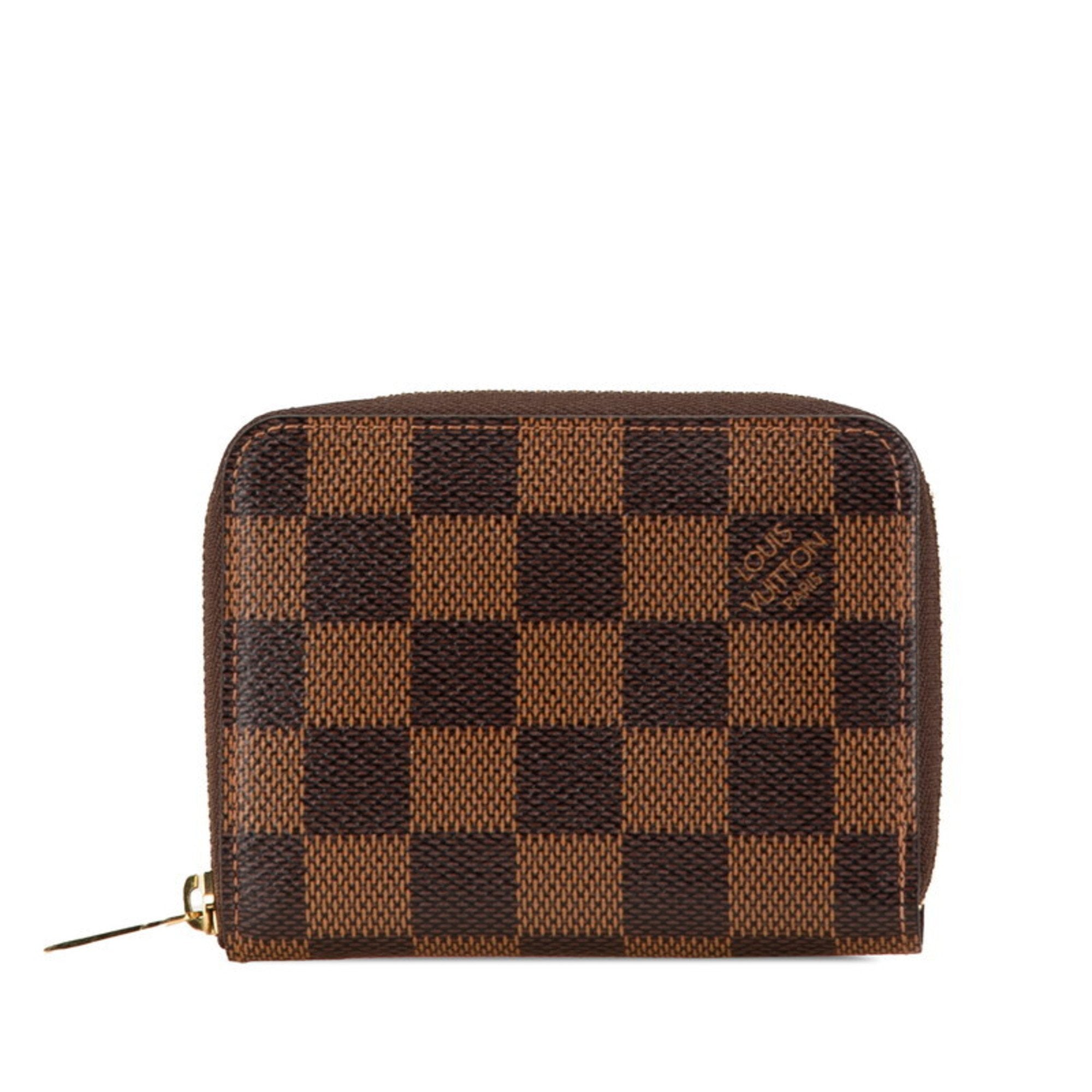 Louis Vuitton Brown Pvc Coin Purse/Coin Case