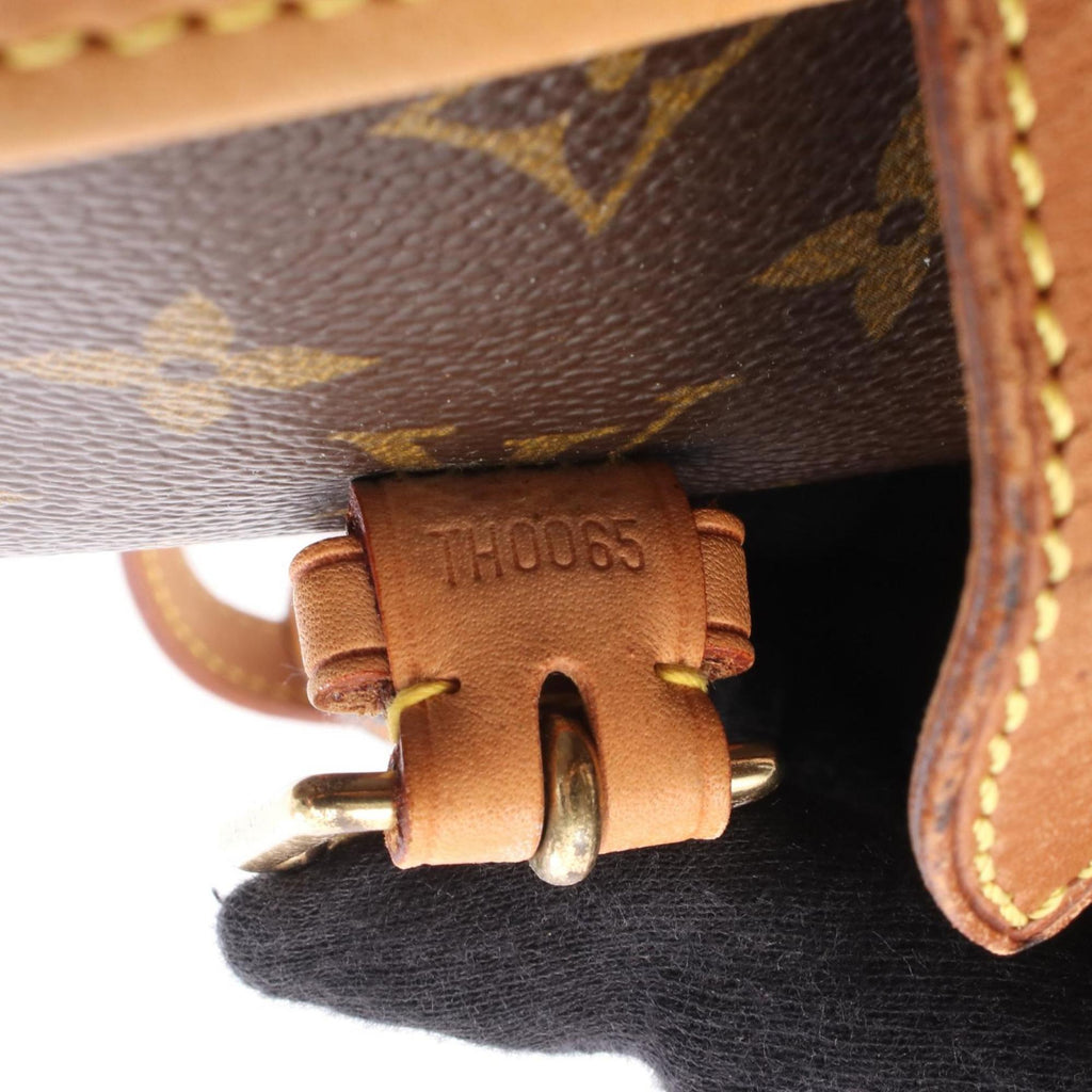 Louis Vuitton Brown Coated Canvas Pvc Leather Monogram Shoulder Bag