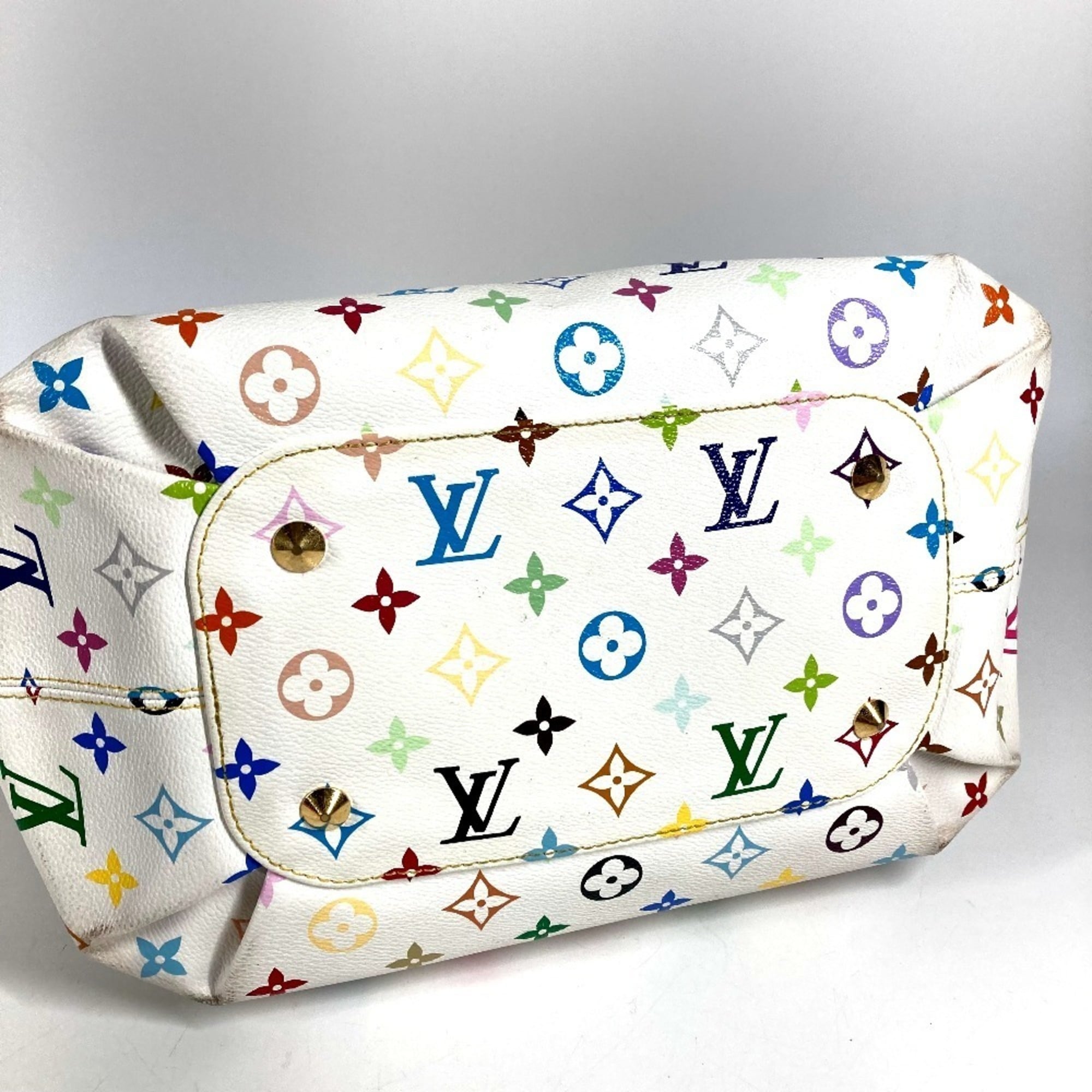Louis Vuitton White Monogram Multicolore Handbag Shoulder Bag