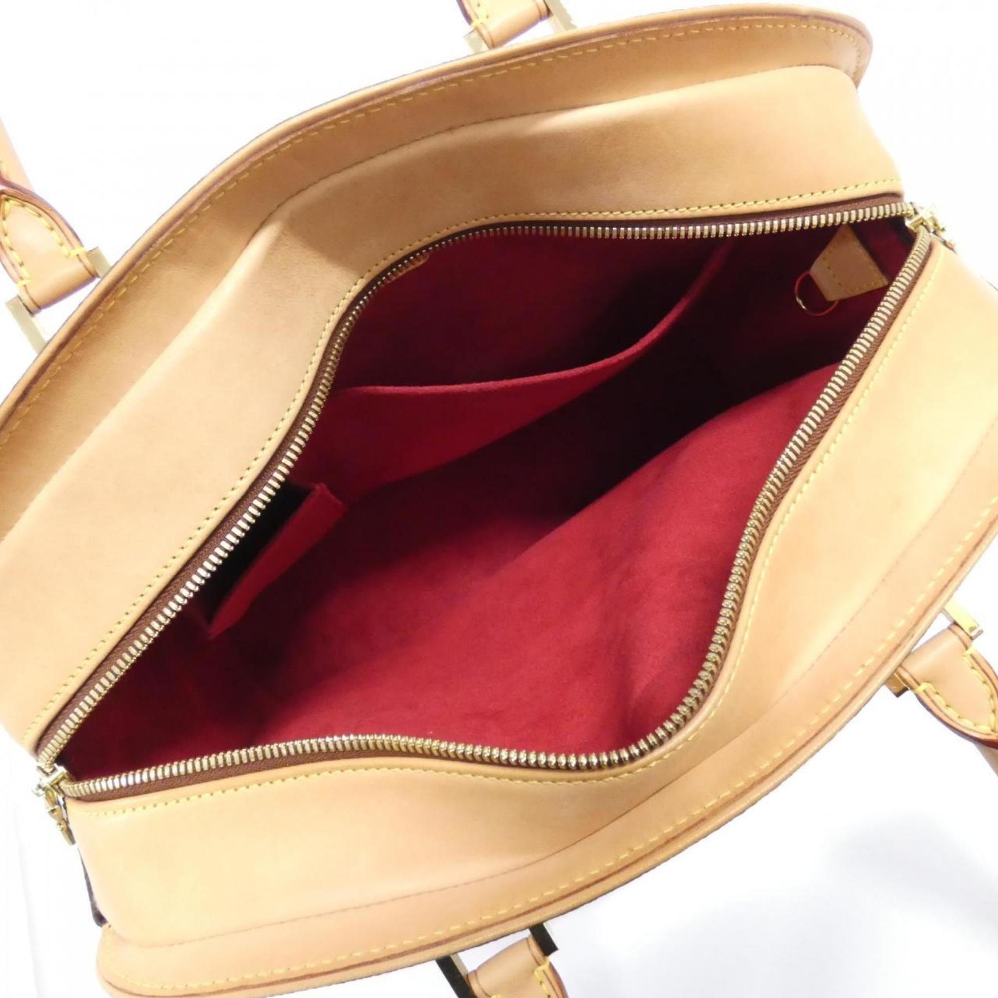 Louis Vuitton Marron Coated Canvas Handbag