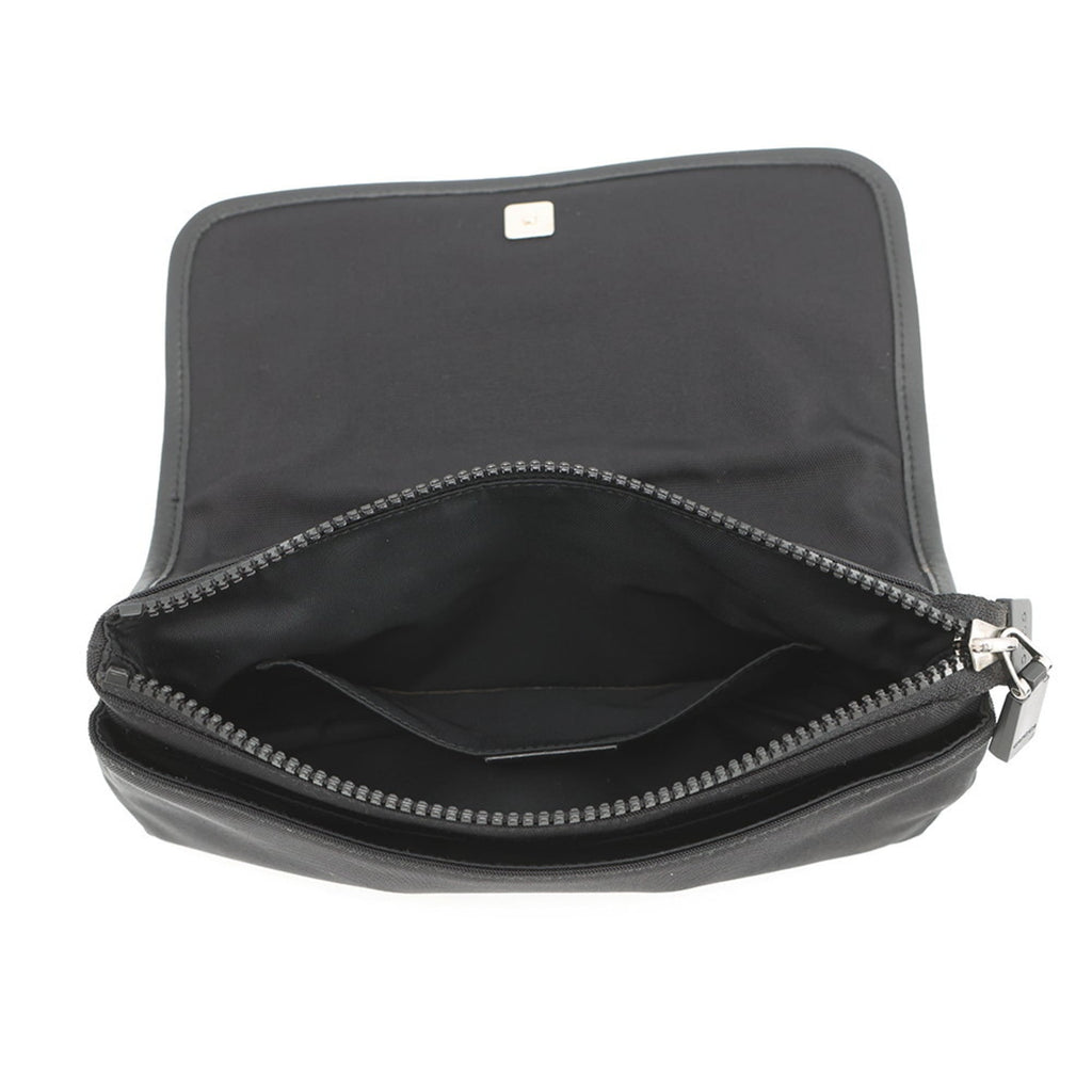 Gucci Black Canvas Pouch Sling Bag (Pre-Owned)