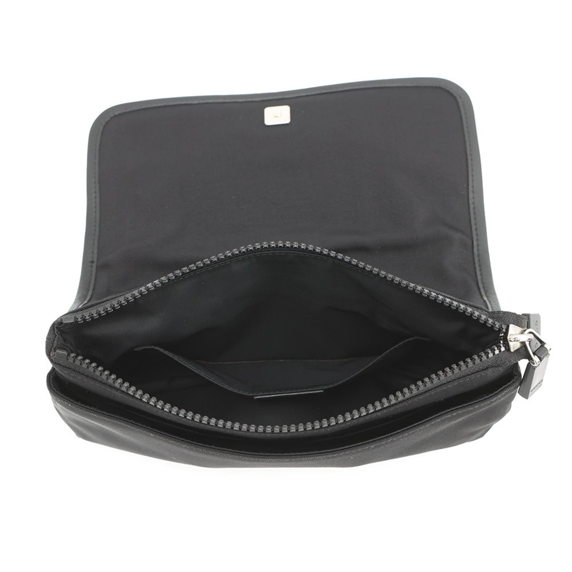 Gucci Black Canvas Pouch Sling Bag (Pre-Owned)