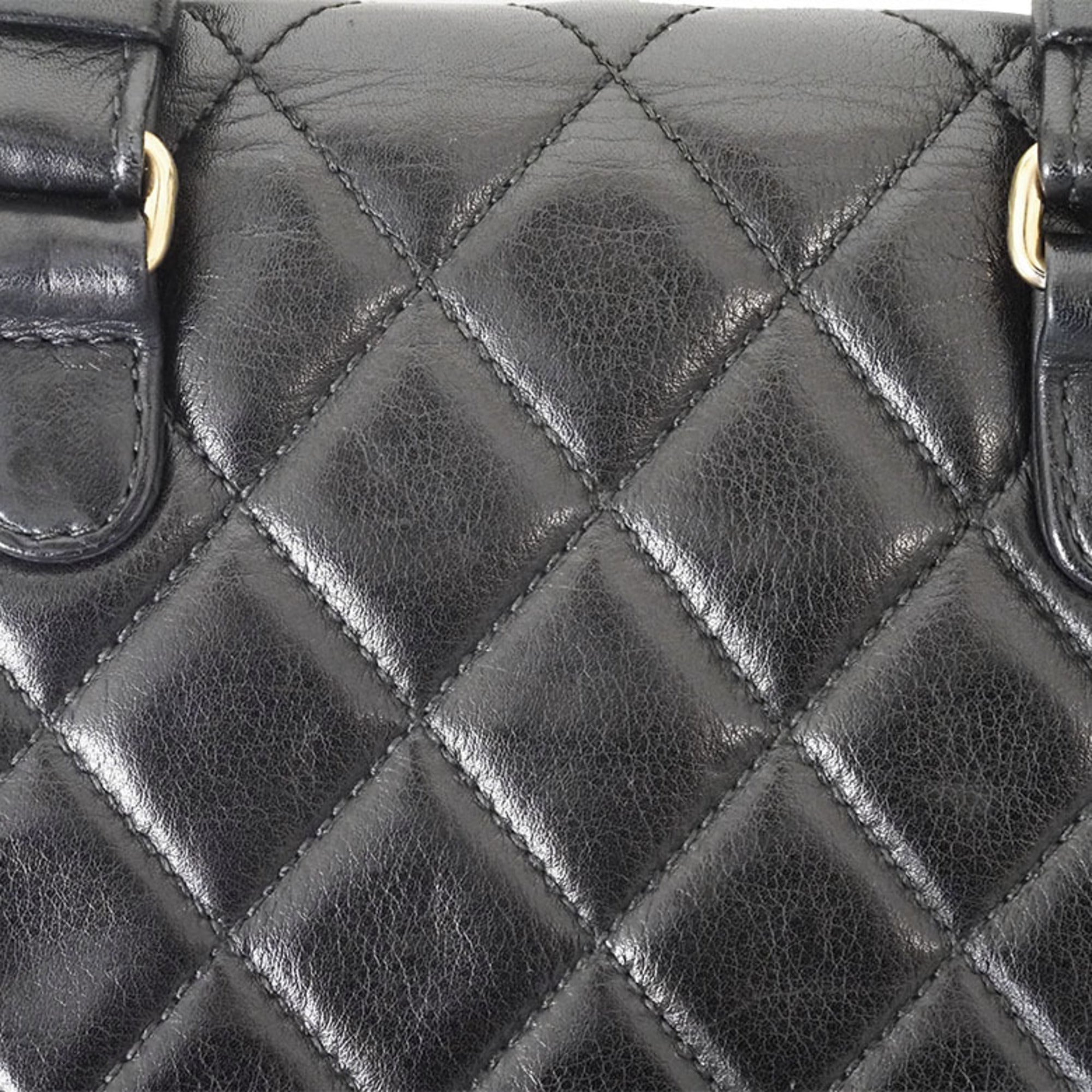 Chanel Black Leather Fanny Pack