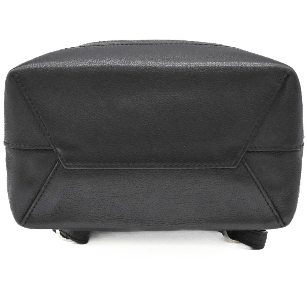 Louis Vuitton Black Leather Backpack