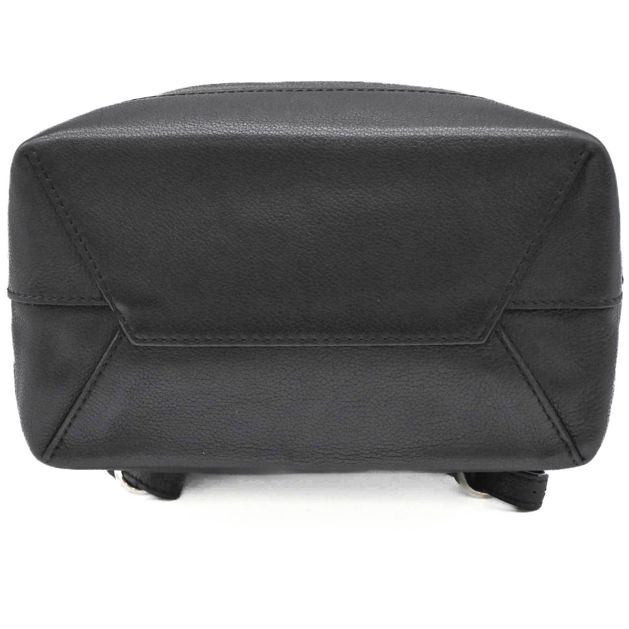 Louis Vuitton Black Leather Backpack