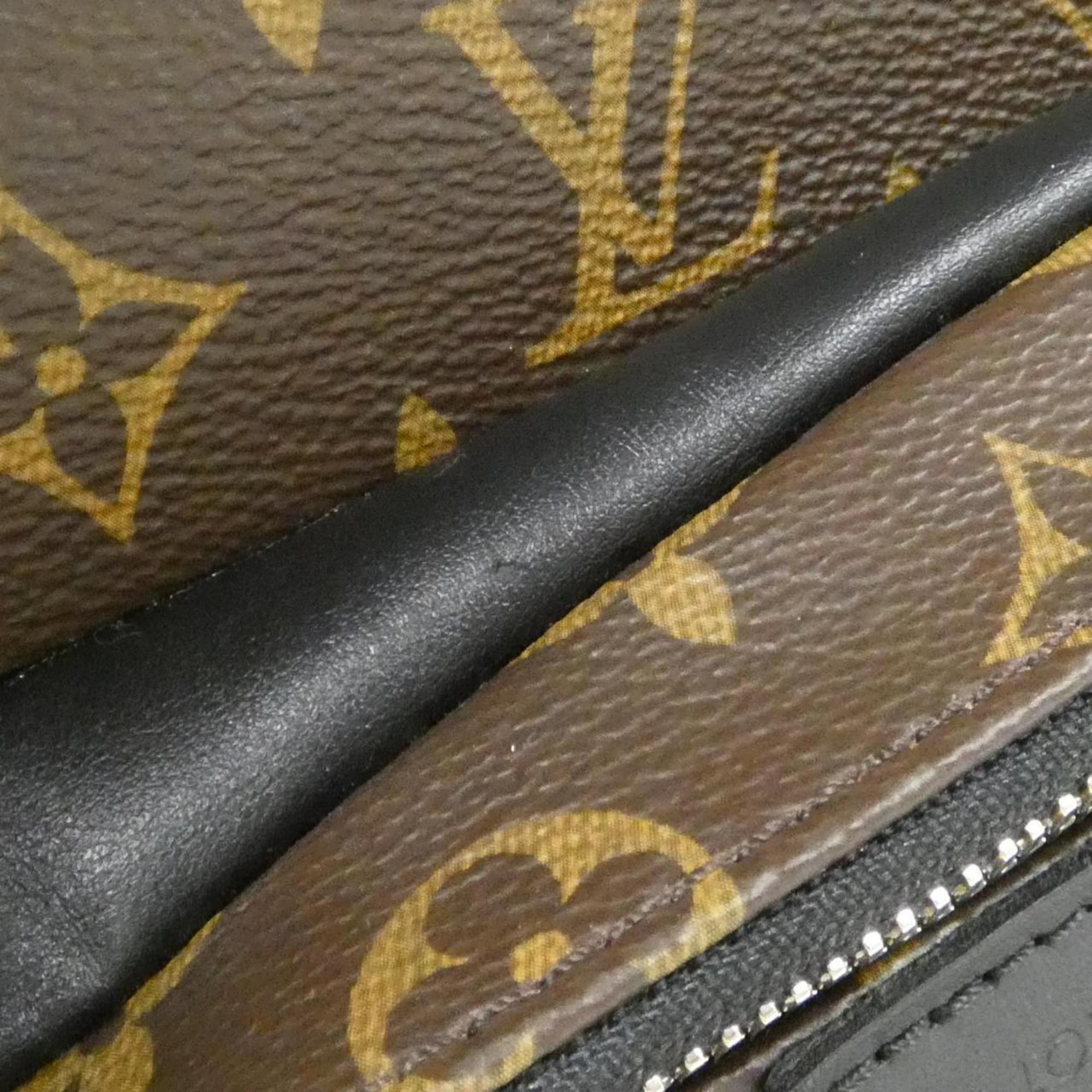 Louis Vuitton Monogram Macassar Marron Coated Canvas Backpack