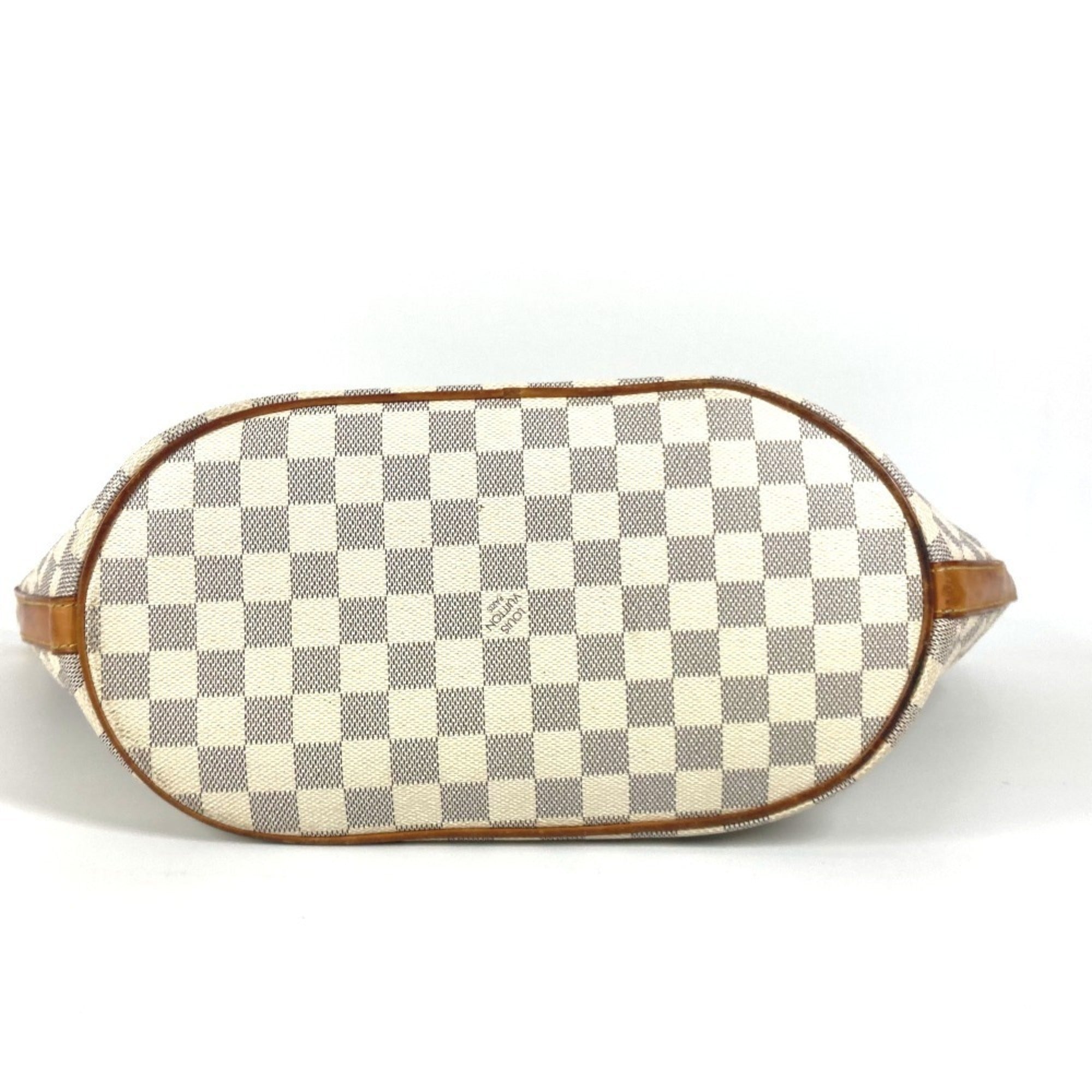 Louis Vuitton White Damier Azur Shoulder Bag Tote Bag