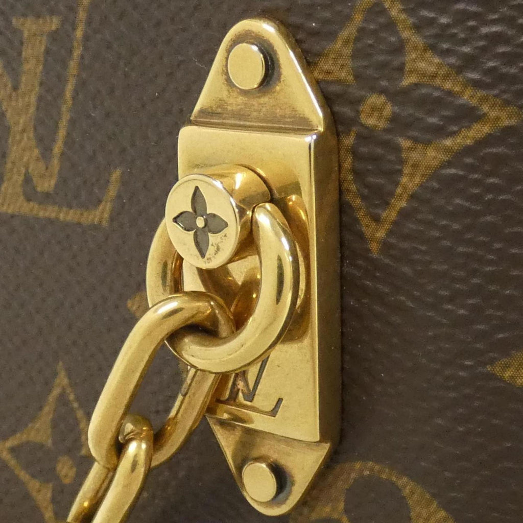 Louis Vuitton Brown Coated Canvas Handbag