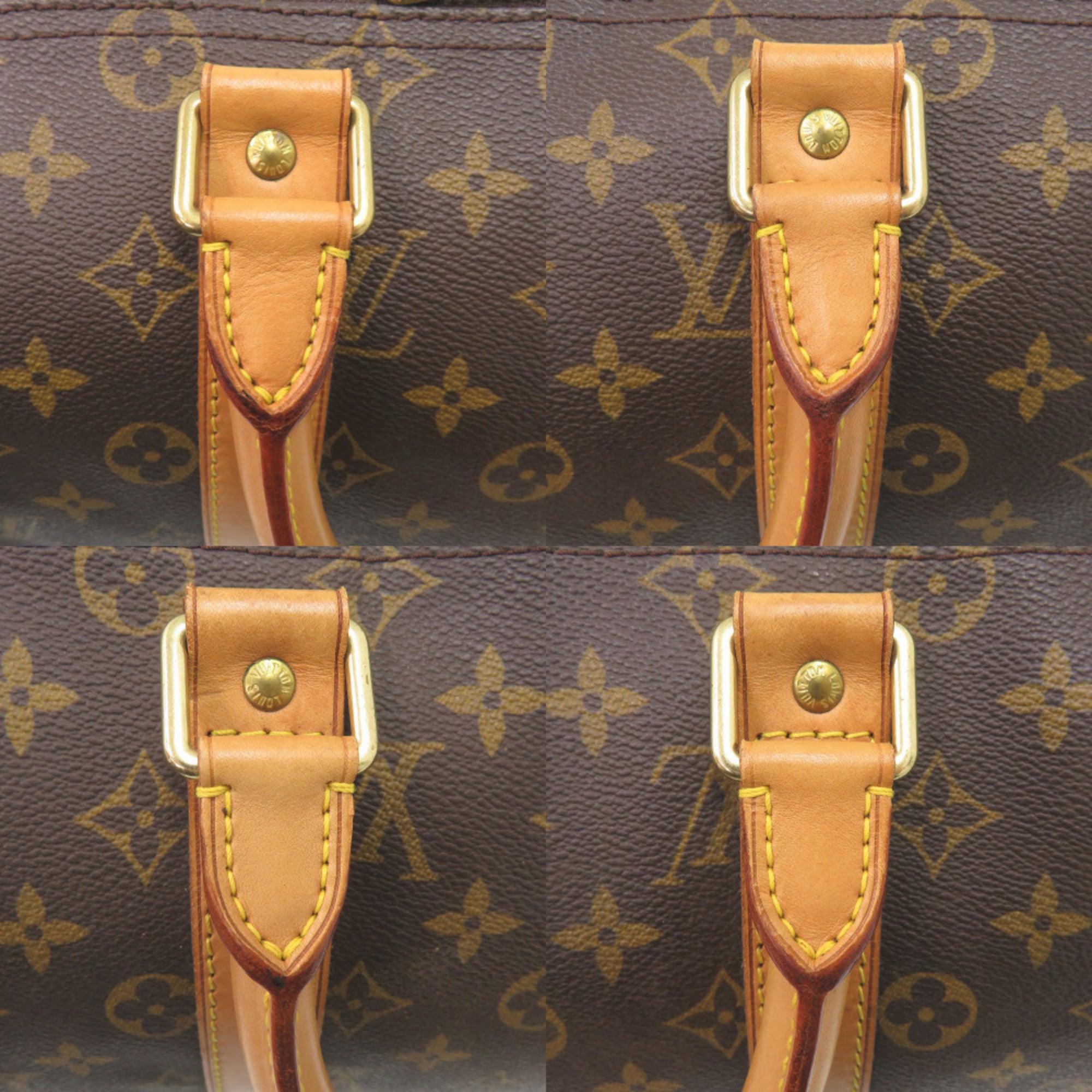 Louis Vuitton Brown Monogram Monogram Boston Bag