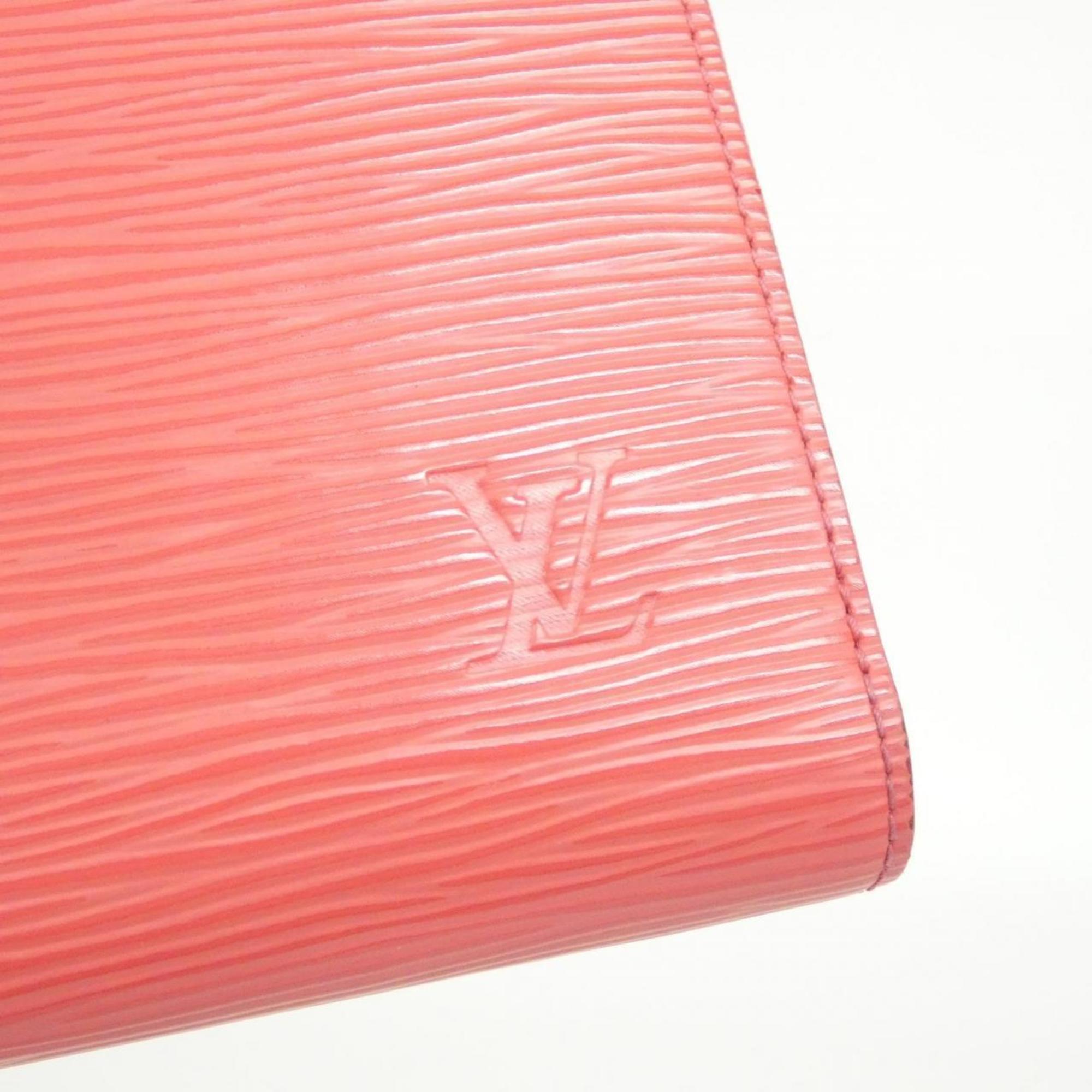Louis Vuitton Pink Leather Long Wallet