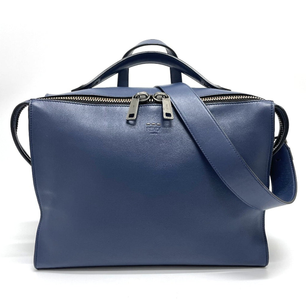 Fendi Navy Leather Briefcase