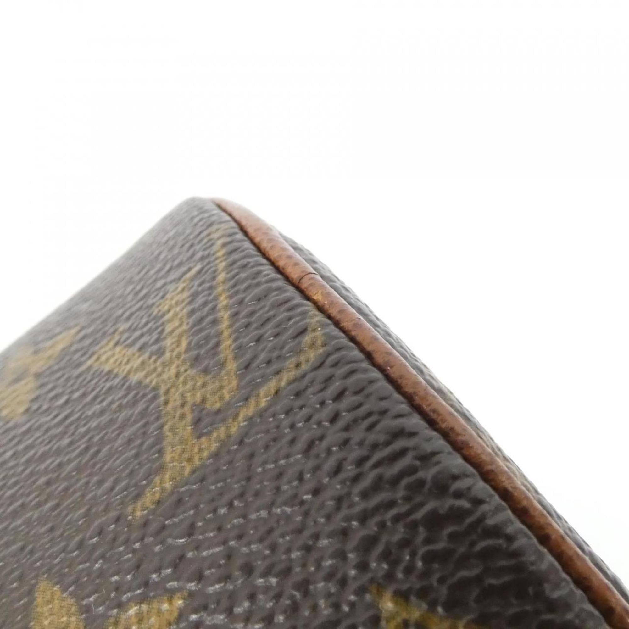 Louis Vuitton Marron Coated Canvas Handbag