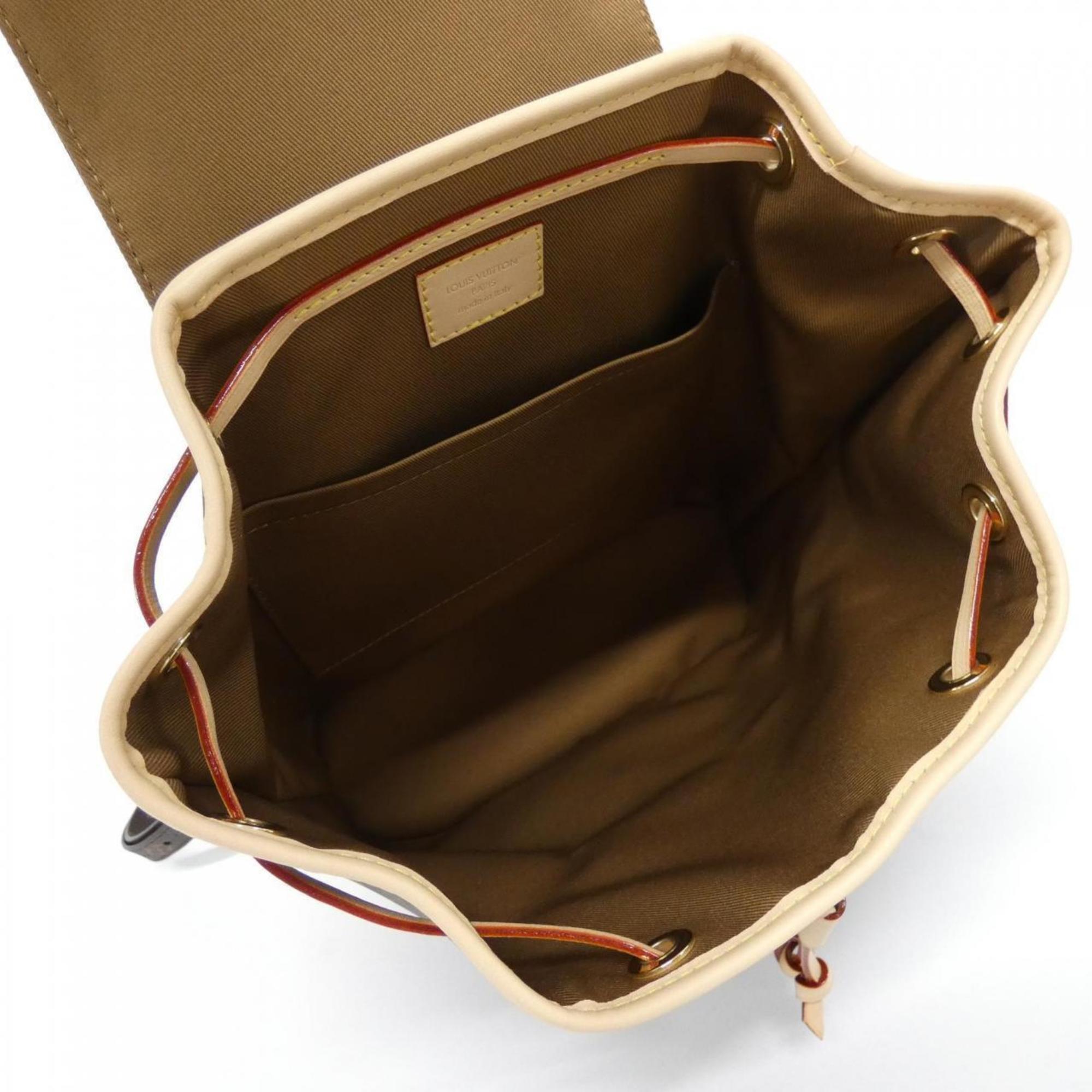 Louis Vuitton Monogram Marron Coated Canvas Backpack
