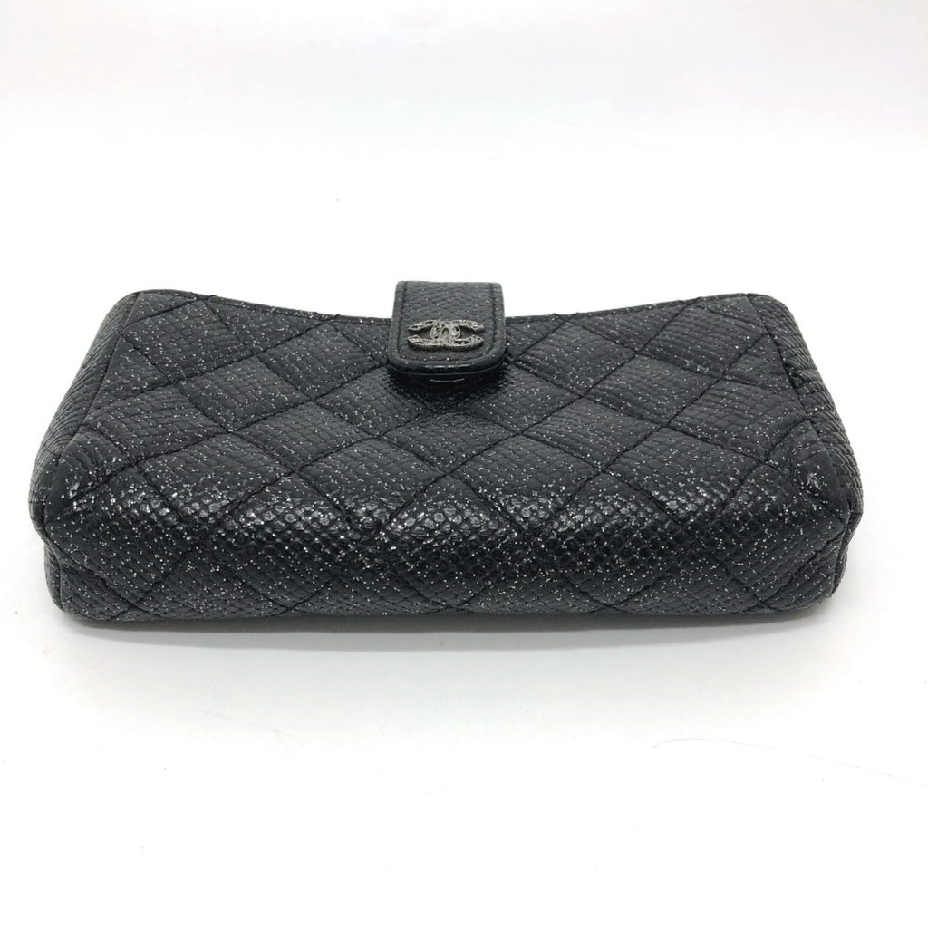Chanel Black Leather Pouch