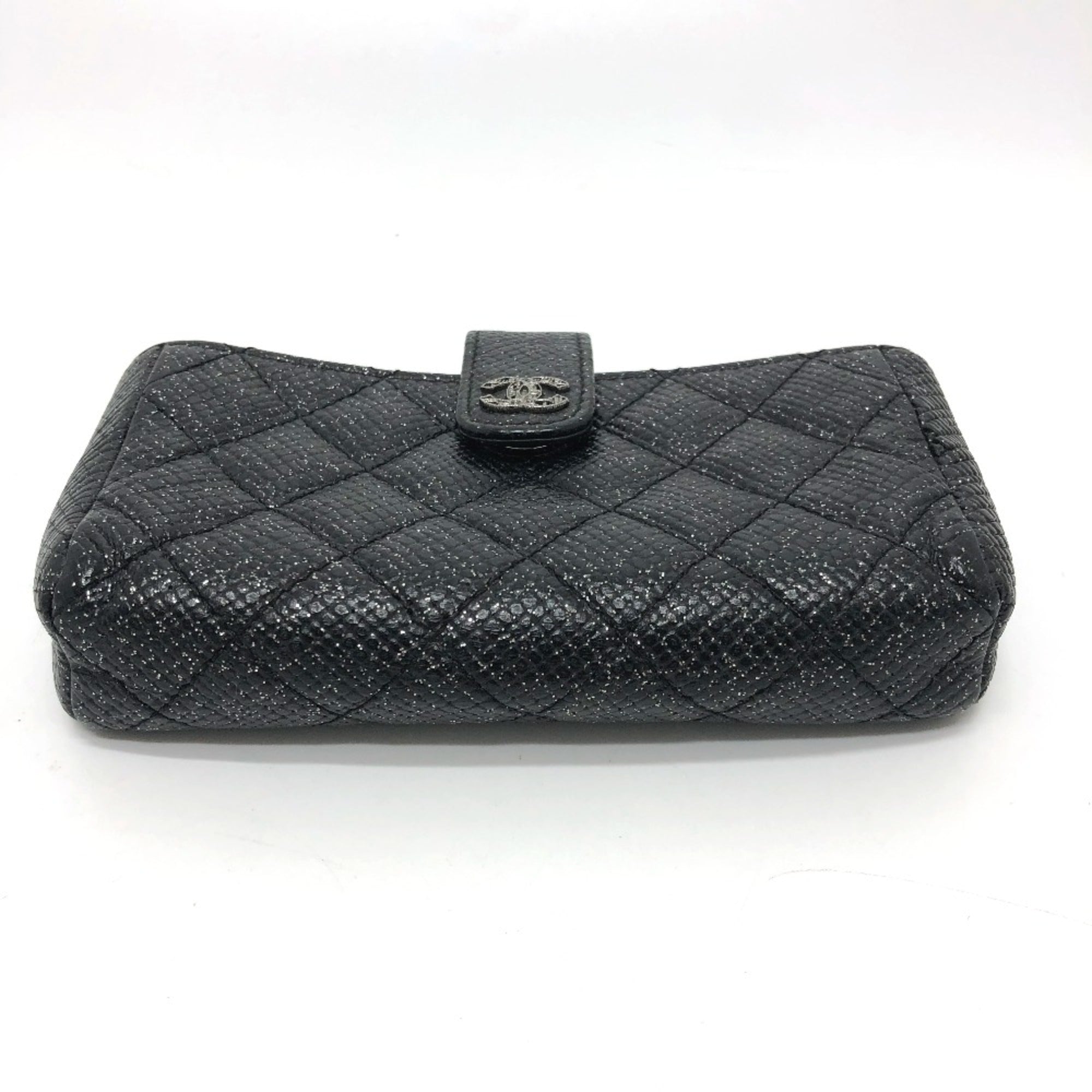 Chanel Black Leather Pouch
