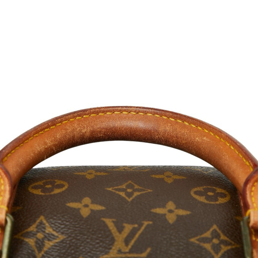 Louis Vuitton Brown Pvc Leather Boston Bag