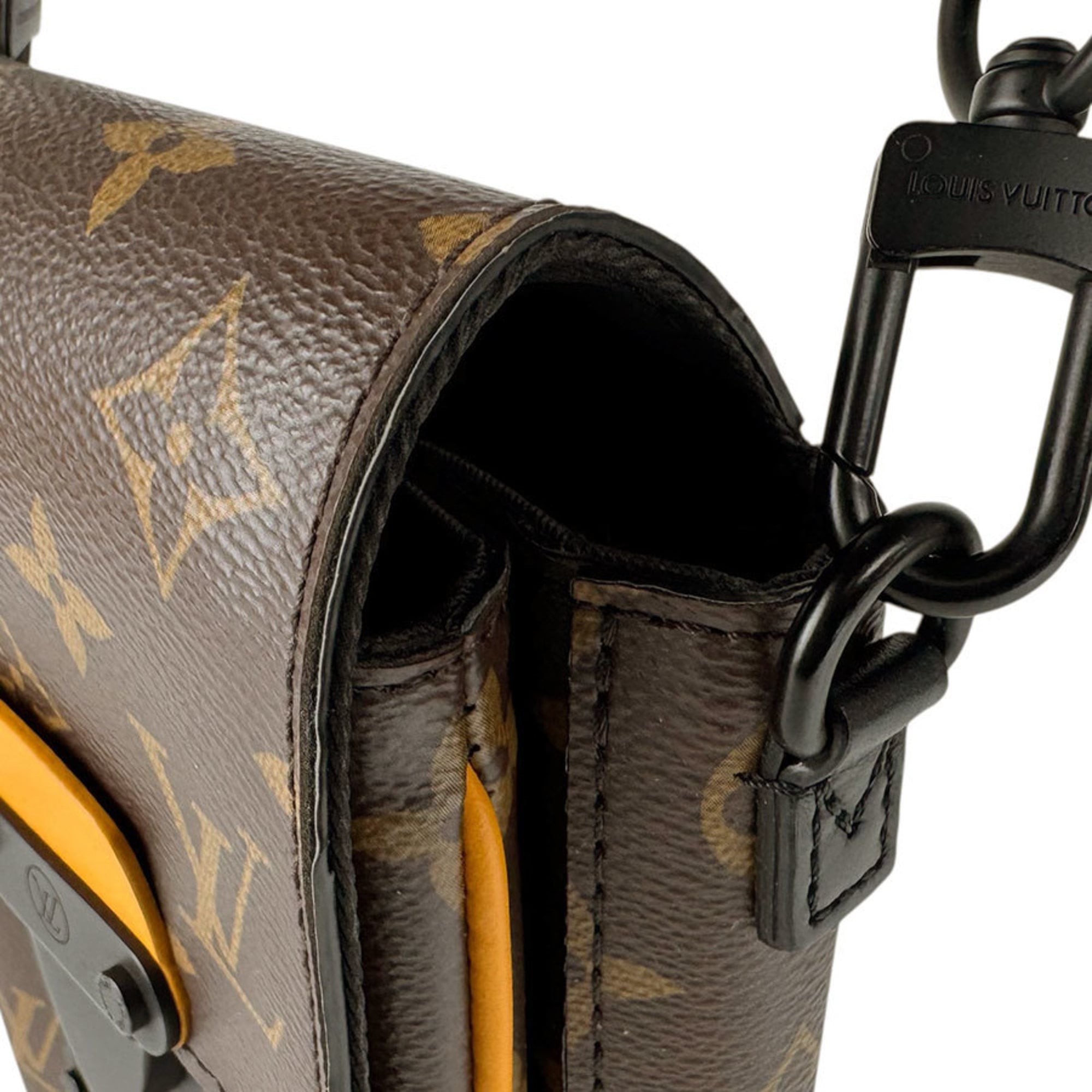 Louis Vuitton Black Brown Monogram Monogram Shoulder Bag