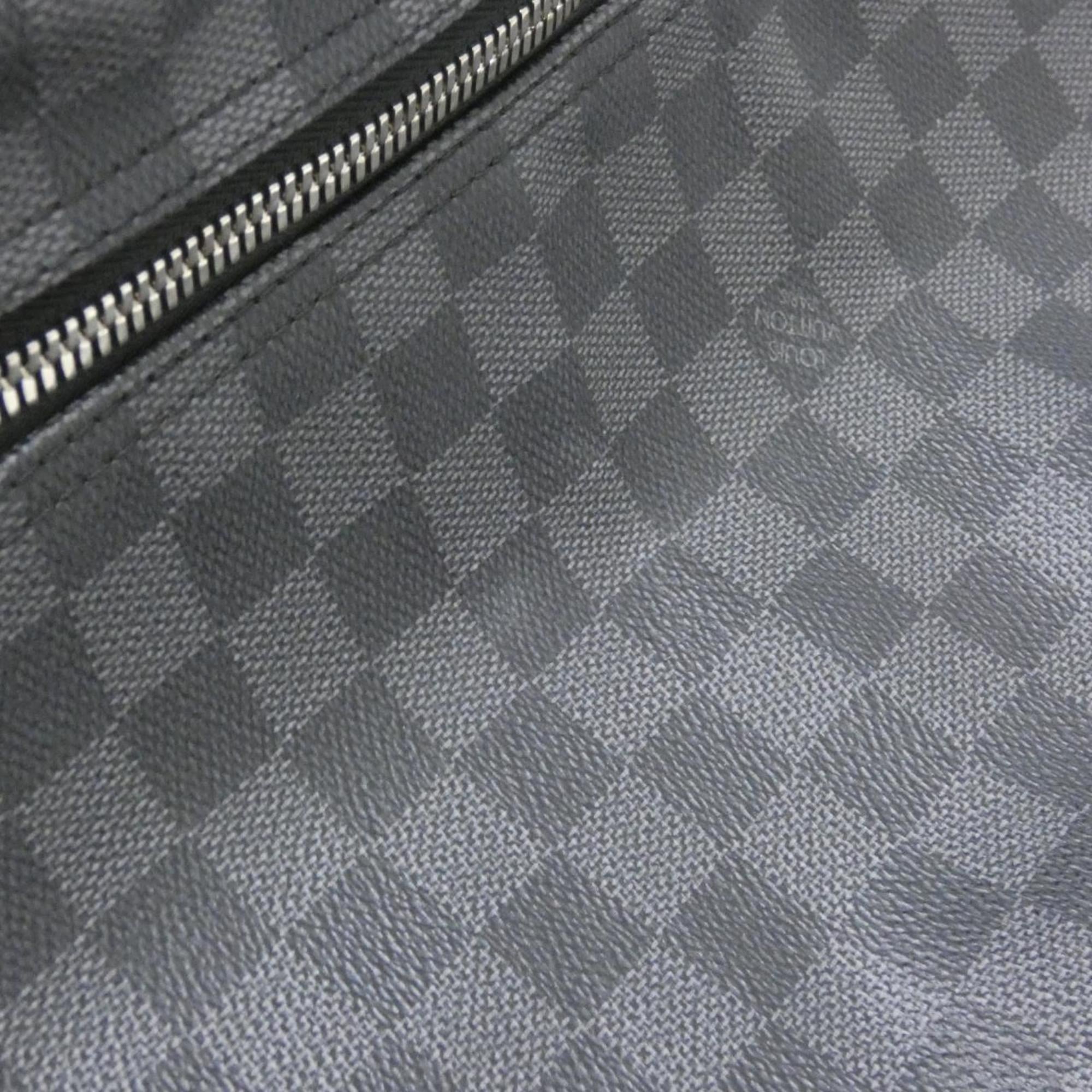 Louis Vuitton Dark Gray Graphite Coated Canvas Handbag