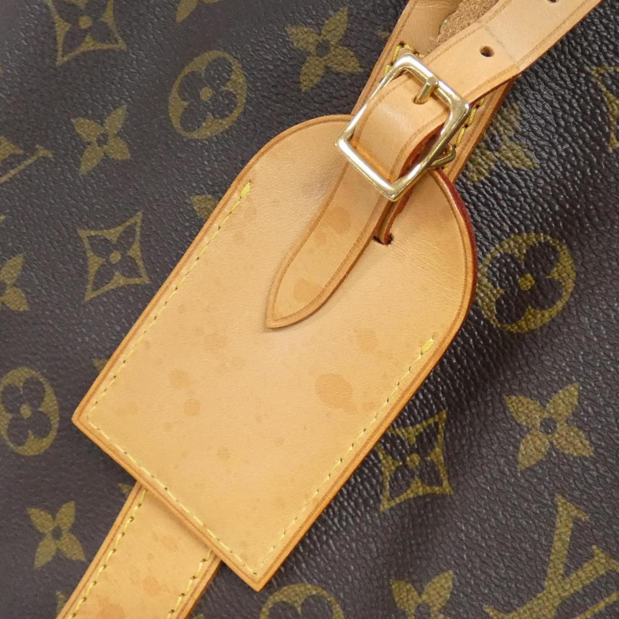 Louis Vuitton Marron Coated Canvas Boston Bag