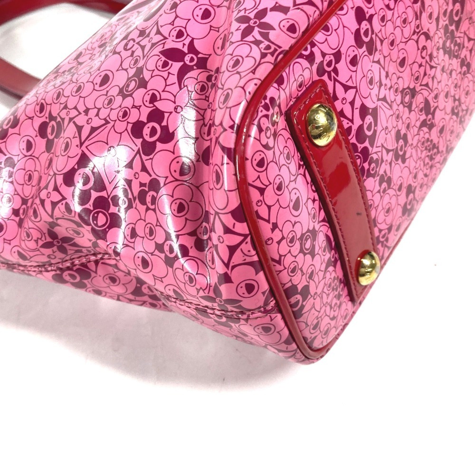 Louis Vuitton Pink Pvc Leather Shoulder Bag Tote Bag