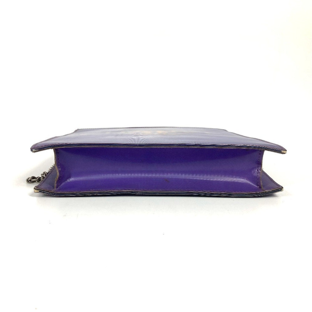 Chanel Purple Pvc Leather Shoulder Bag