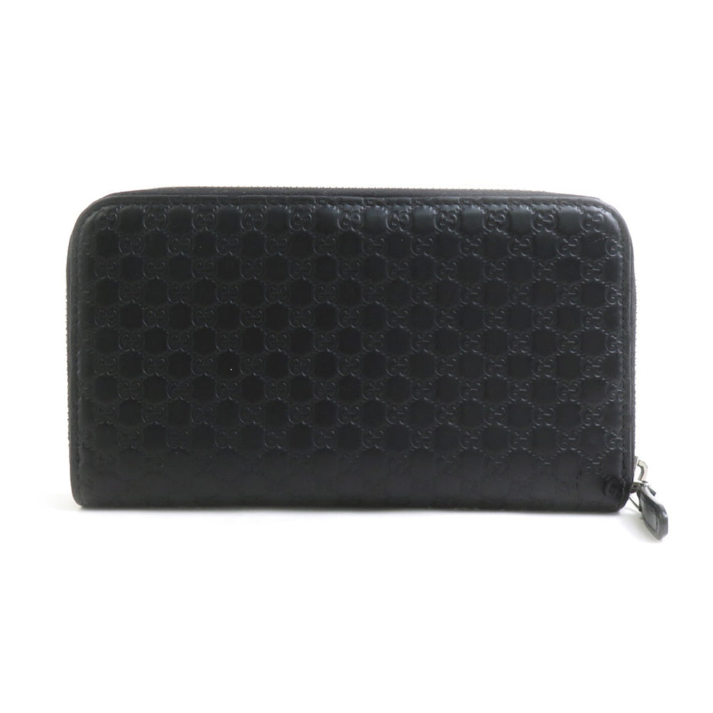 Gucci Black Leather Long Wallet (Bi-Fold) (Pre-Owned)