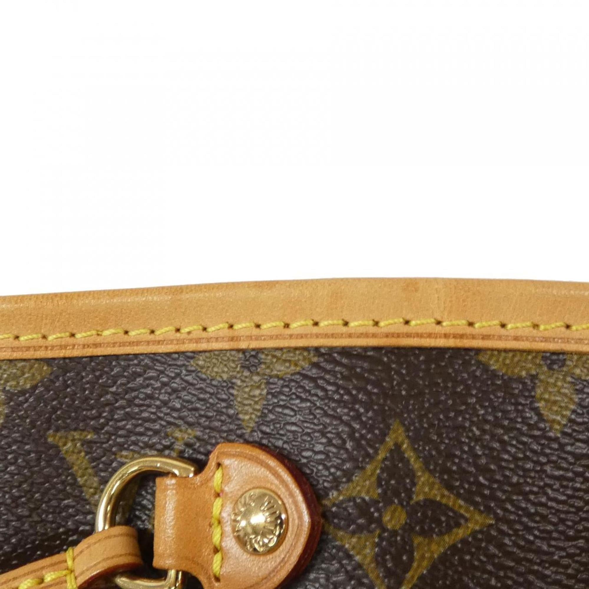 Louis Vuitton Brown Coated Canvas Handbag