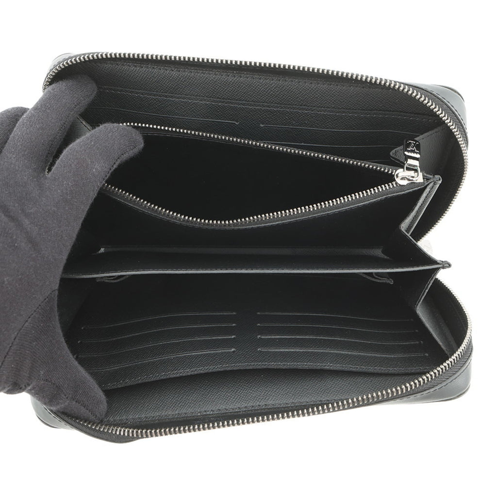 Louis Vuitton Monogram Eclipse Black Noir Monogram Eclipse Long Wallet
