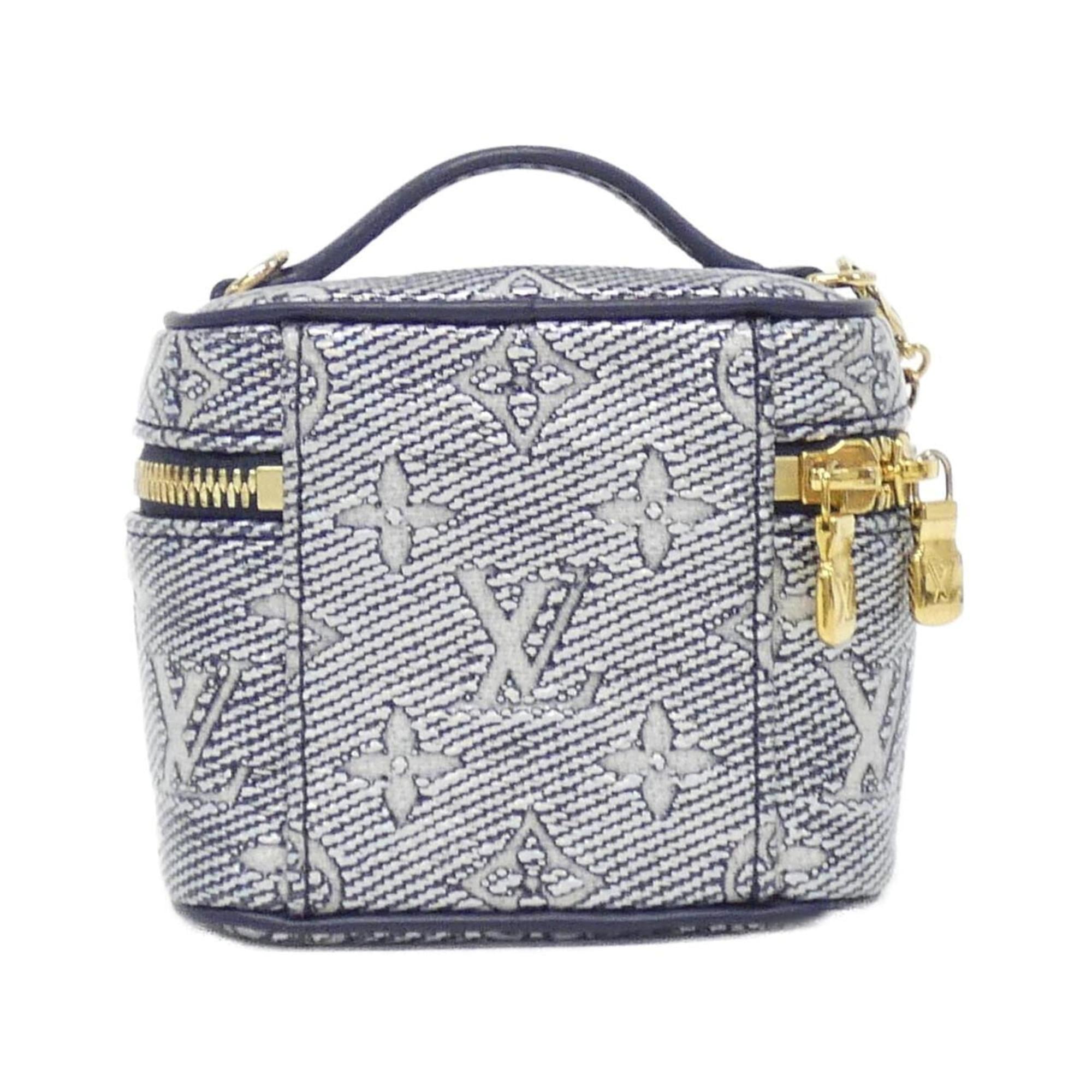 Louis Vuitton Monogram Blue Cotton Shoulder Bag