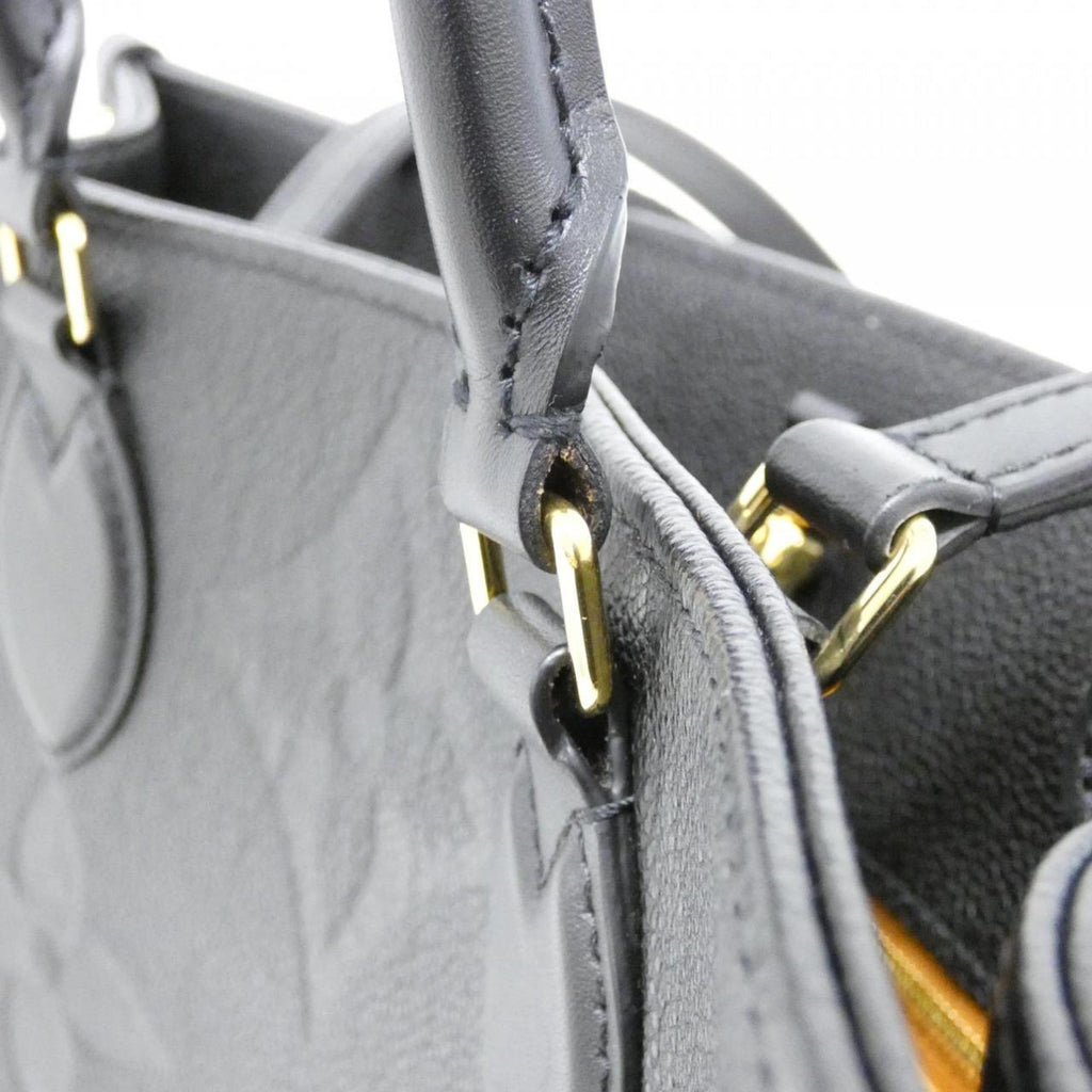 Louis Vuitton Black Leather Handbag