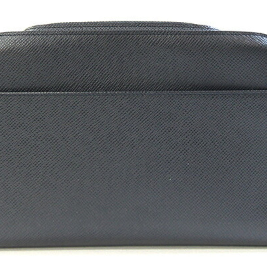 Louis Vuitton Ardoise Black Taiga Leather Clutch Bag