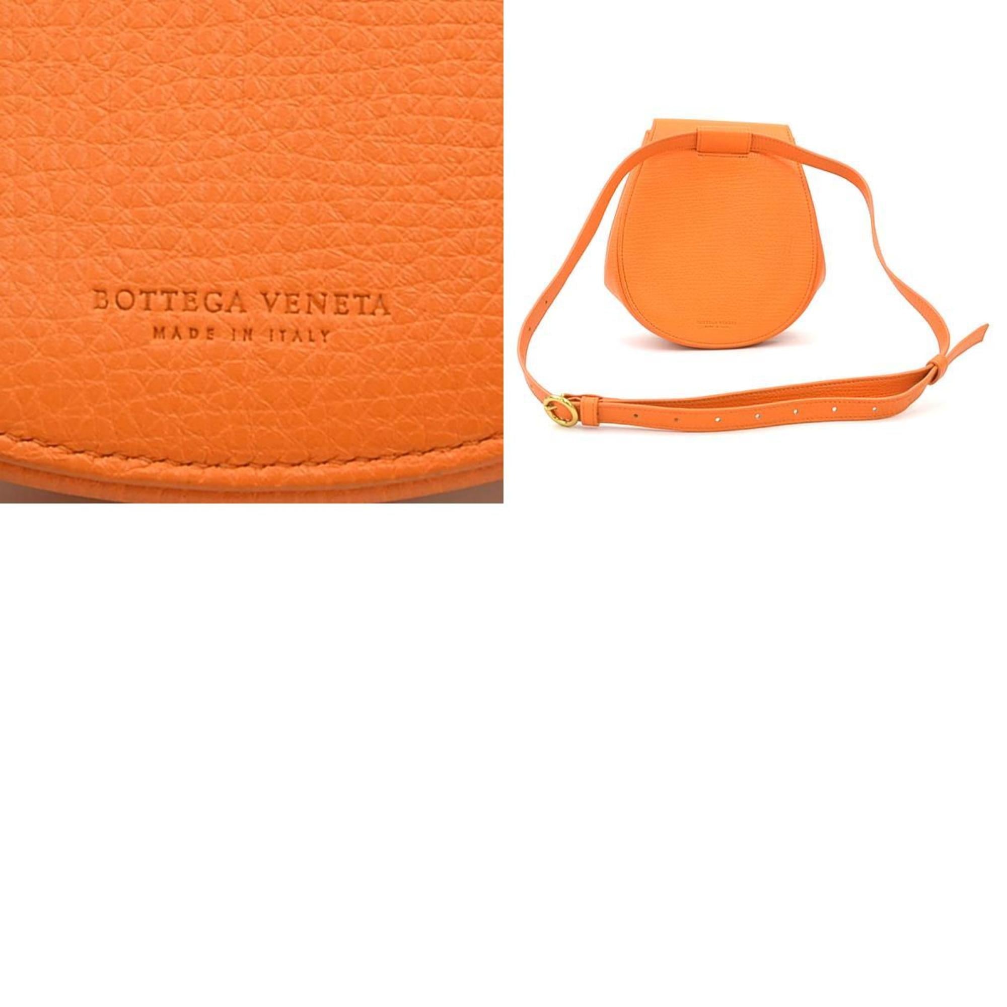 Bottega Veneta Orange Leather Fanny Pack
