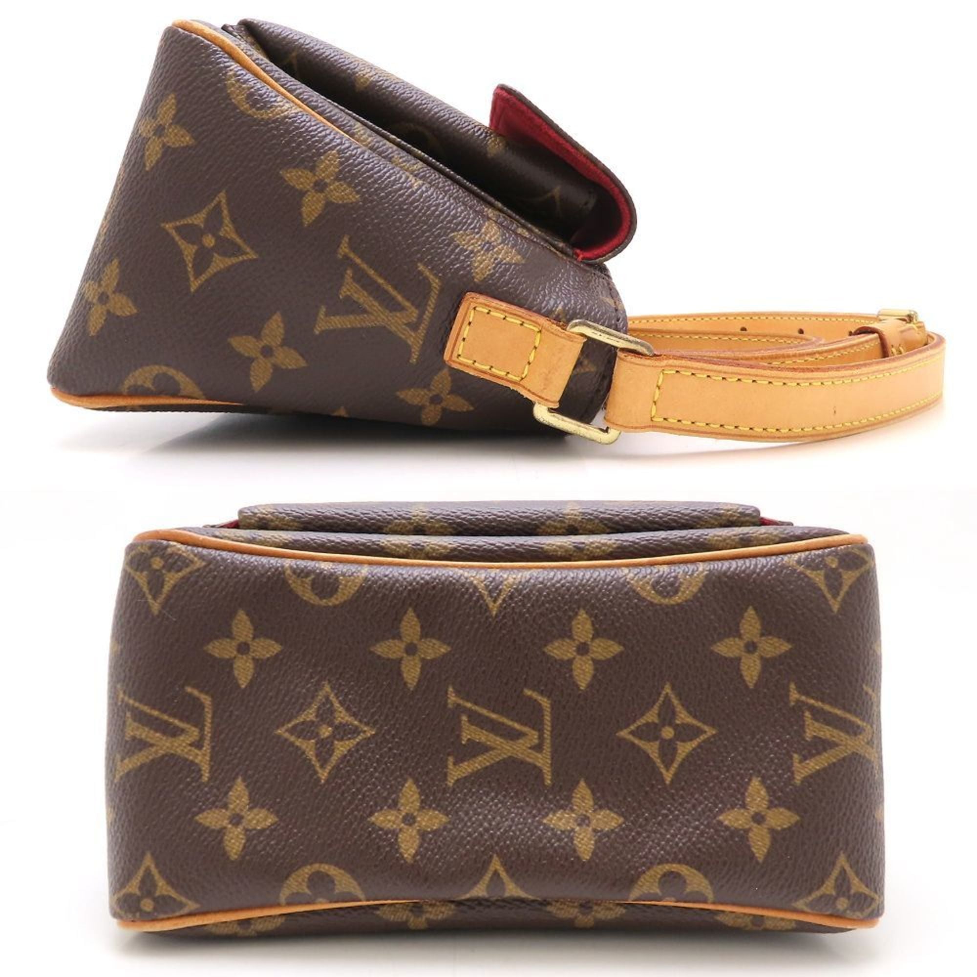 Louis Vuitton Brown Canvas Shoulder Bag