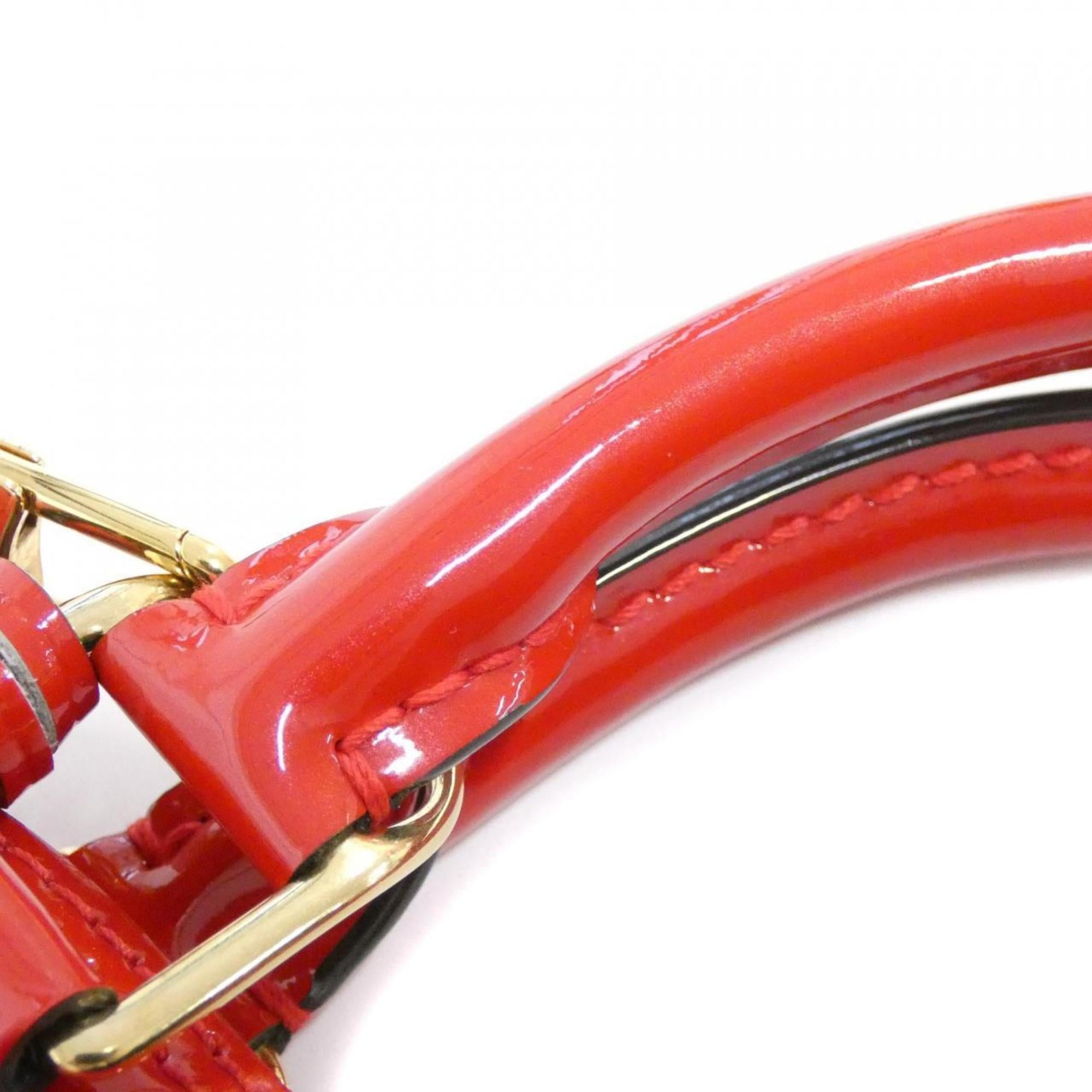 Louis Vuitton Cerise Red Color Leather Handbag
