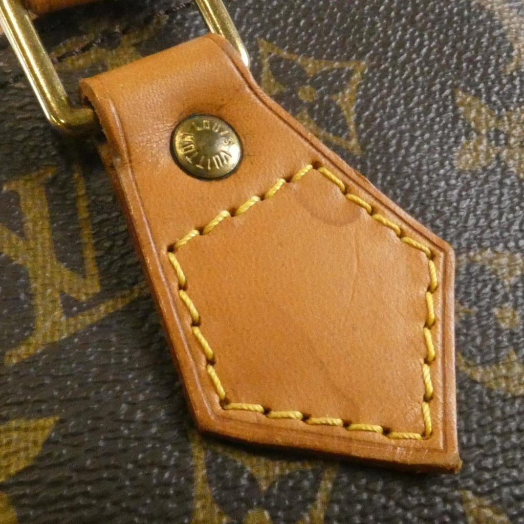 Louis Vuitton Marron Coated Canvas Boston Bag